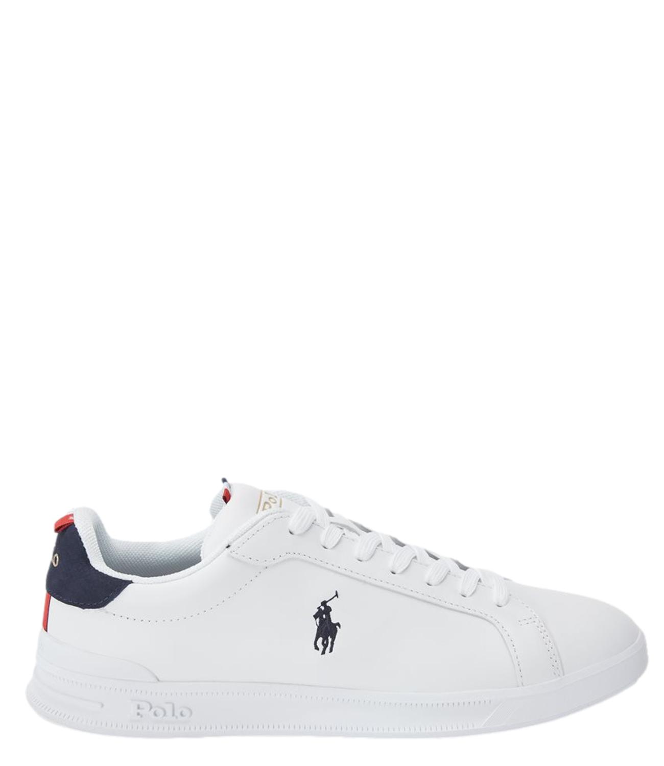 Sneakers Heritage Court II in pelle bianca