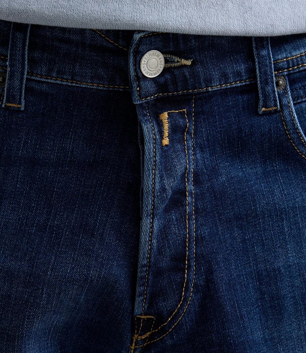Bermuda jeans Replay M1072.000.685 192.009 Uomo - Denim Scuro