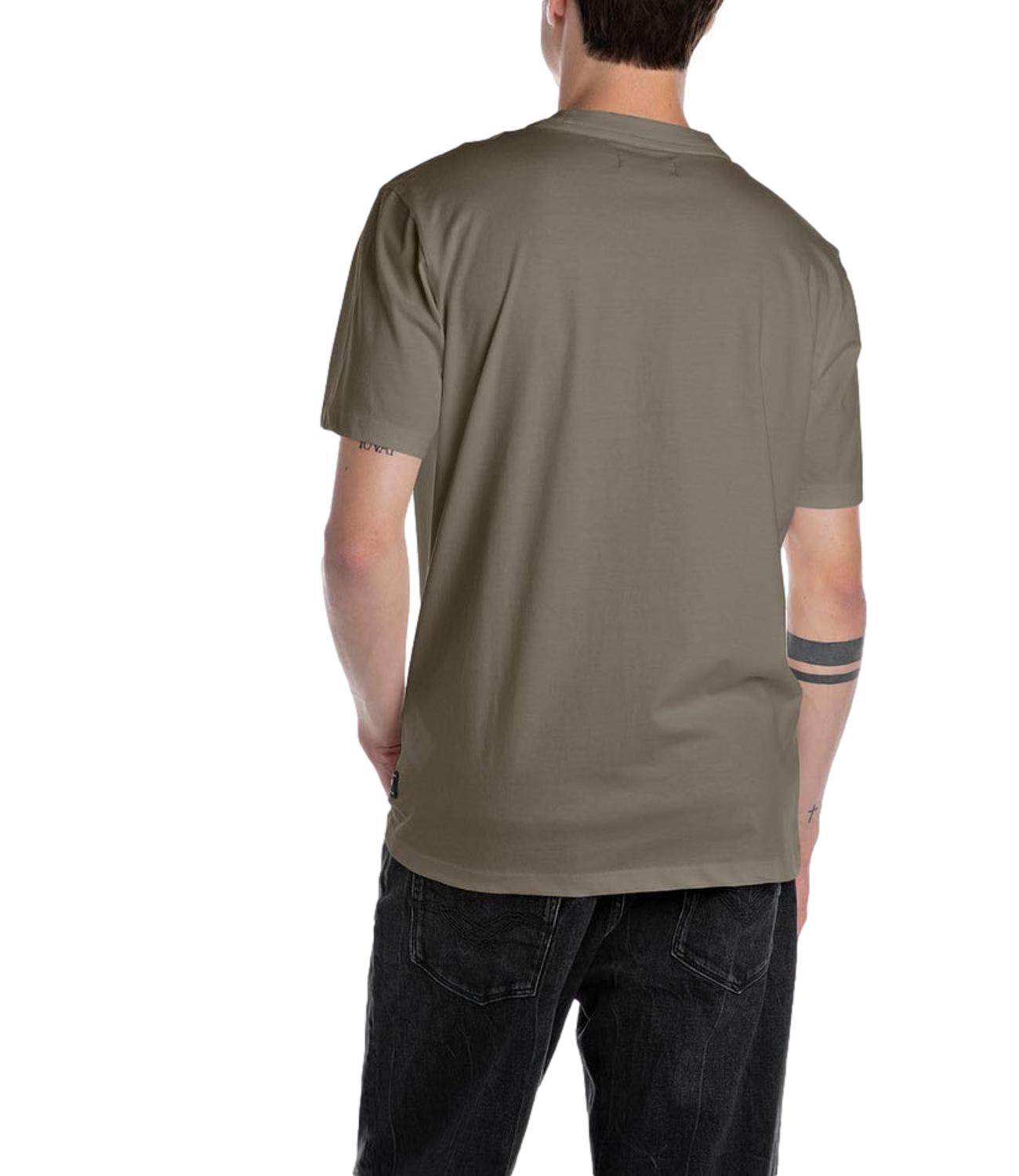 T-Shirt Replay M3097.000.2660 Uomo - Verde Militare