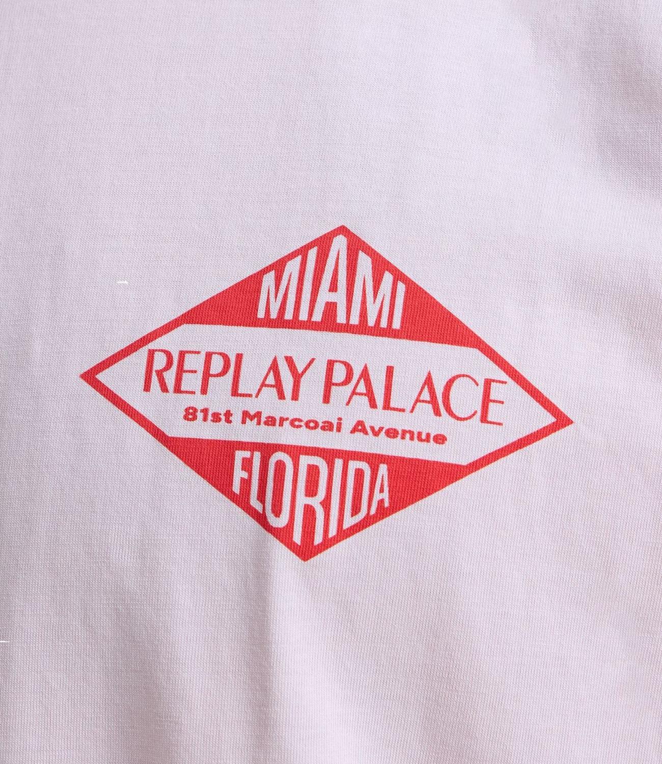 T-Shirt Replay M3400.000.22662N Uomo - Rosa