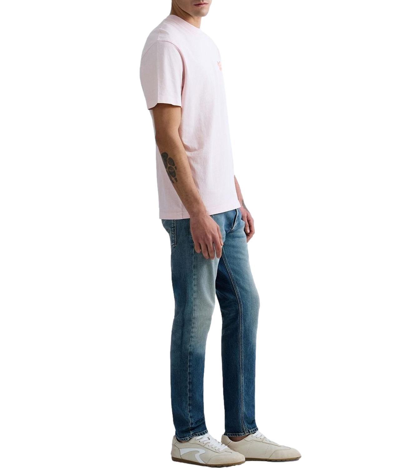 T-Shirt Replay M3400.000.22662N Uomo - Rosa