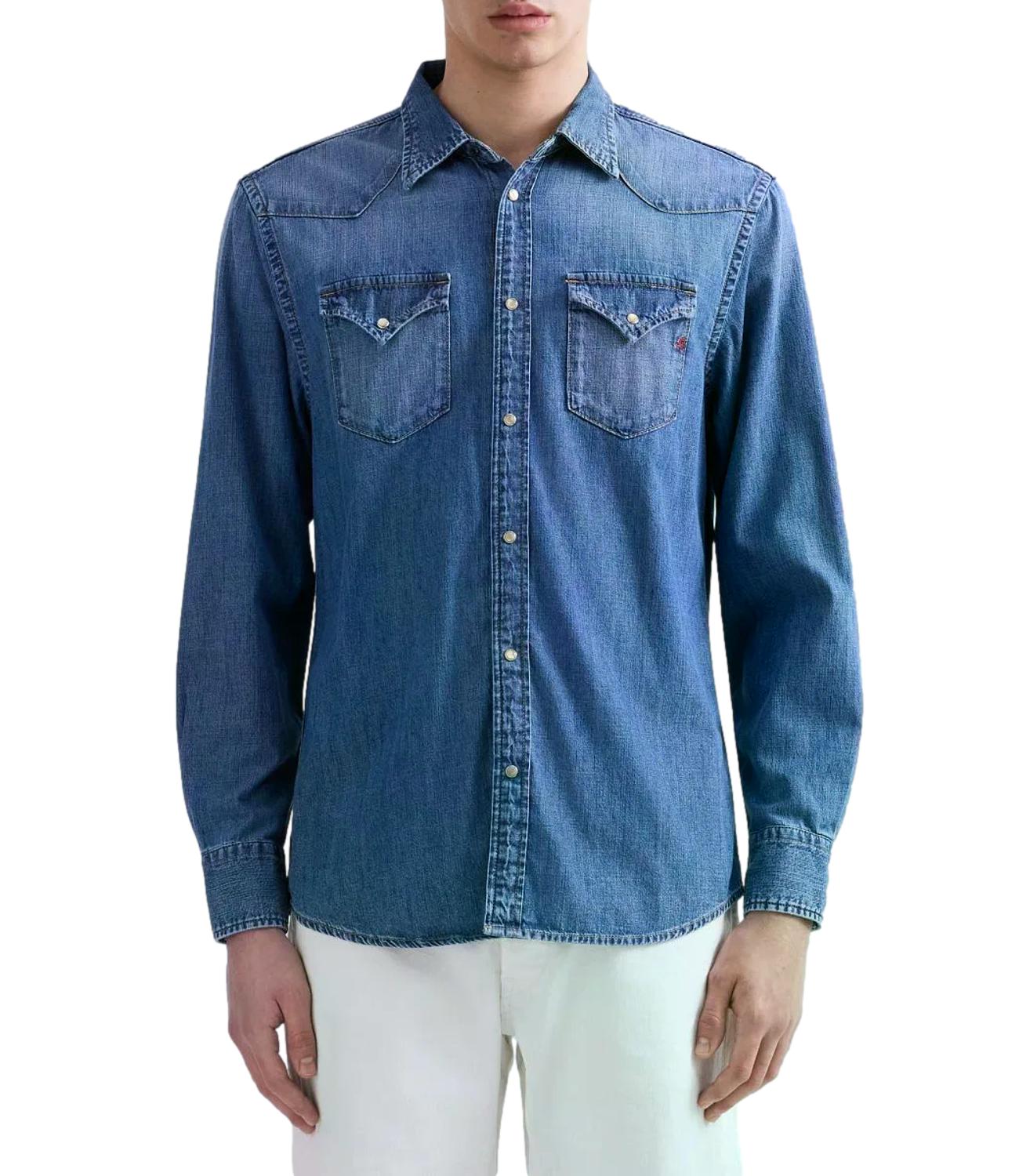 Camicia jeans Replay M4023T.000 26C 10B Uomo - Denim