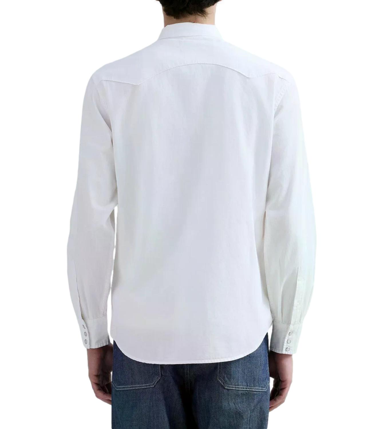 Camicia jeans Replay M4023T.000 84004E9 Uomo - Bianco