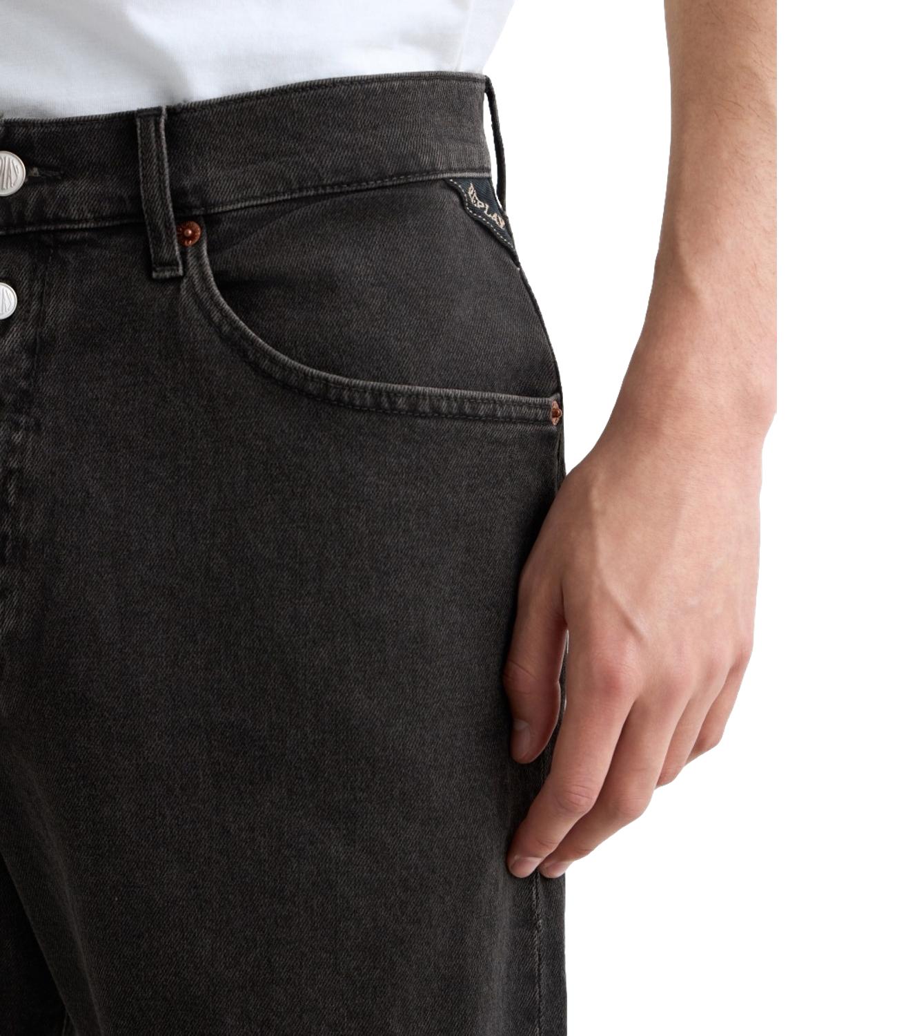 Jeans Replay M9Z1 725 51D L.30 Uomo - Nero