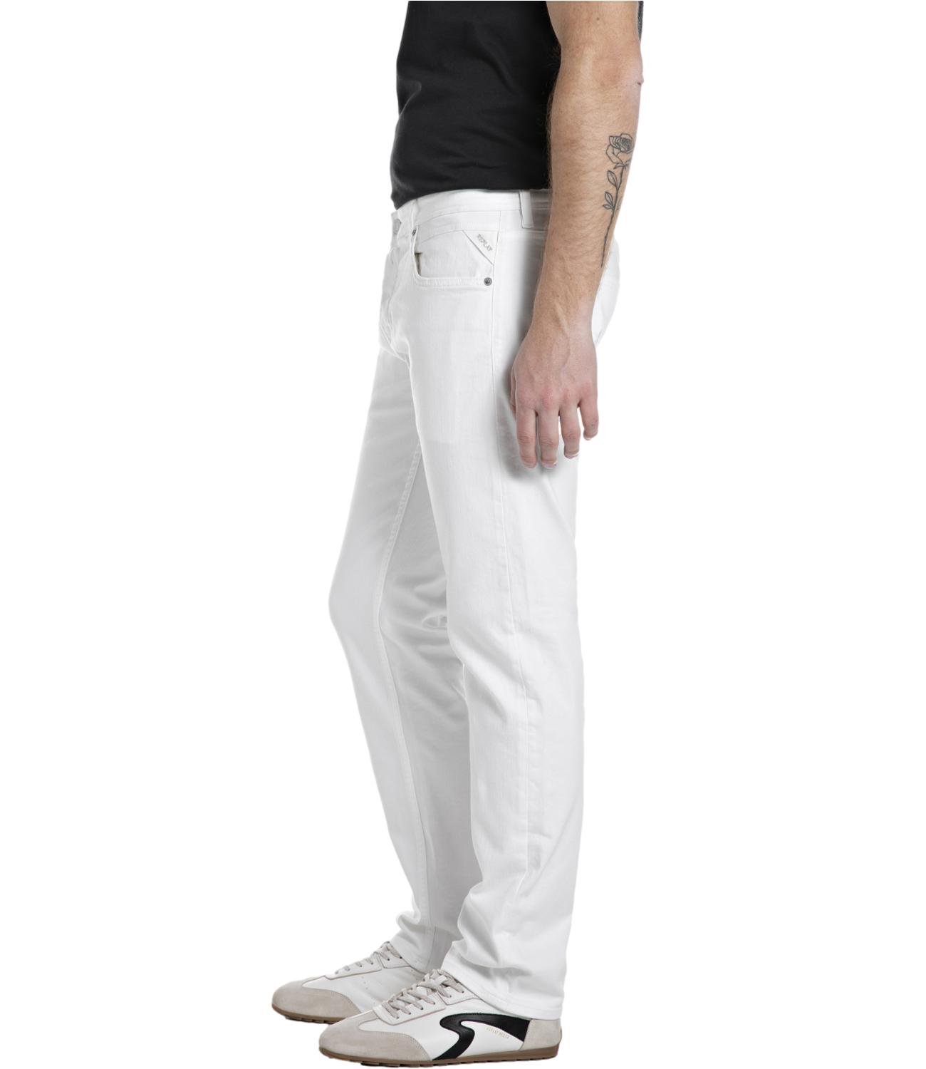 Jeans Replay MA972.000 8488701 L.32 Uomo - Bianco