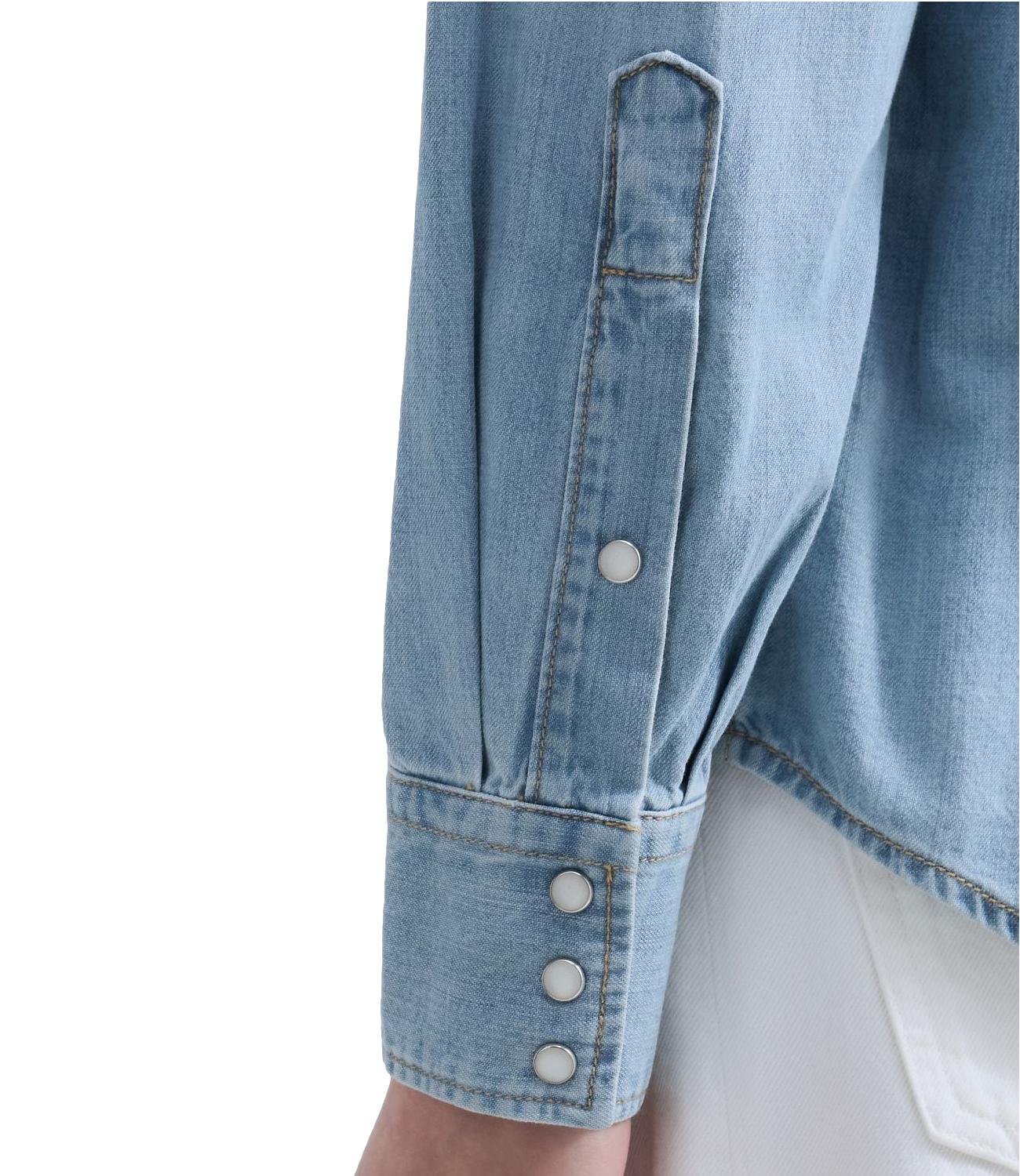 Camicia jeans Replay W2362.000.26C 17B Donna - Denim Chiaro