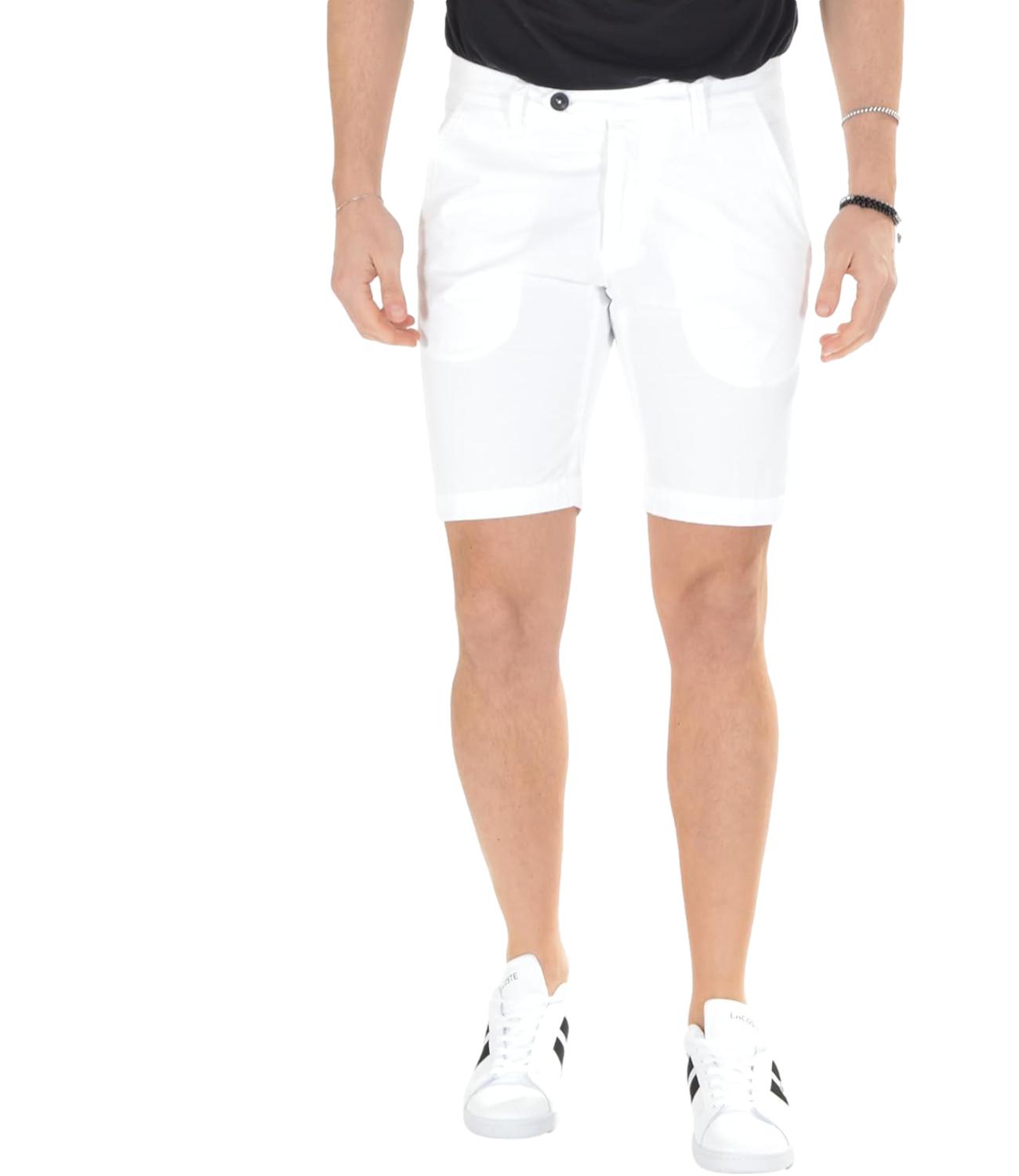 Bermuda Roy Roger's RRU087C9250112 Uomo - Bianco
