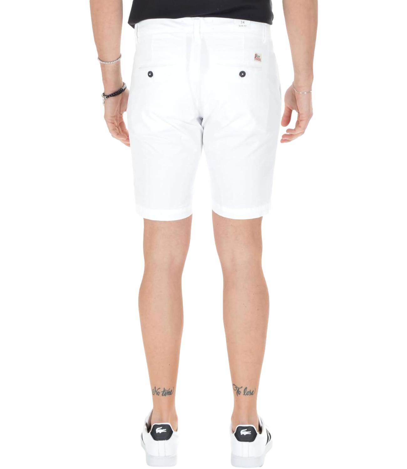 Bermuda Roy Roger's RRU087C9250112 Uomo - Bianco
