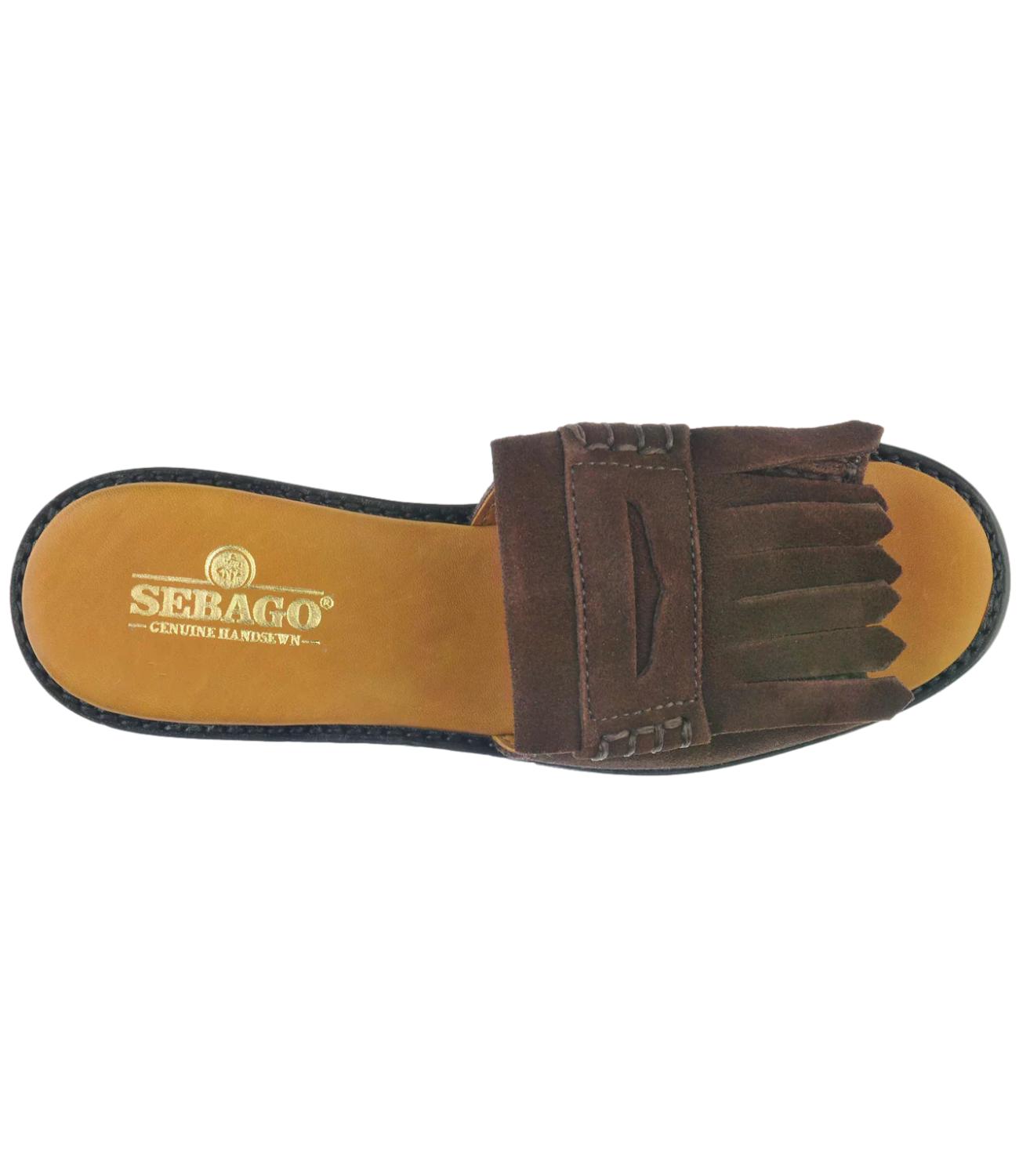 Ciabatte Sebago 72131JW Donna - Dk Brown