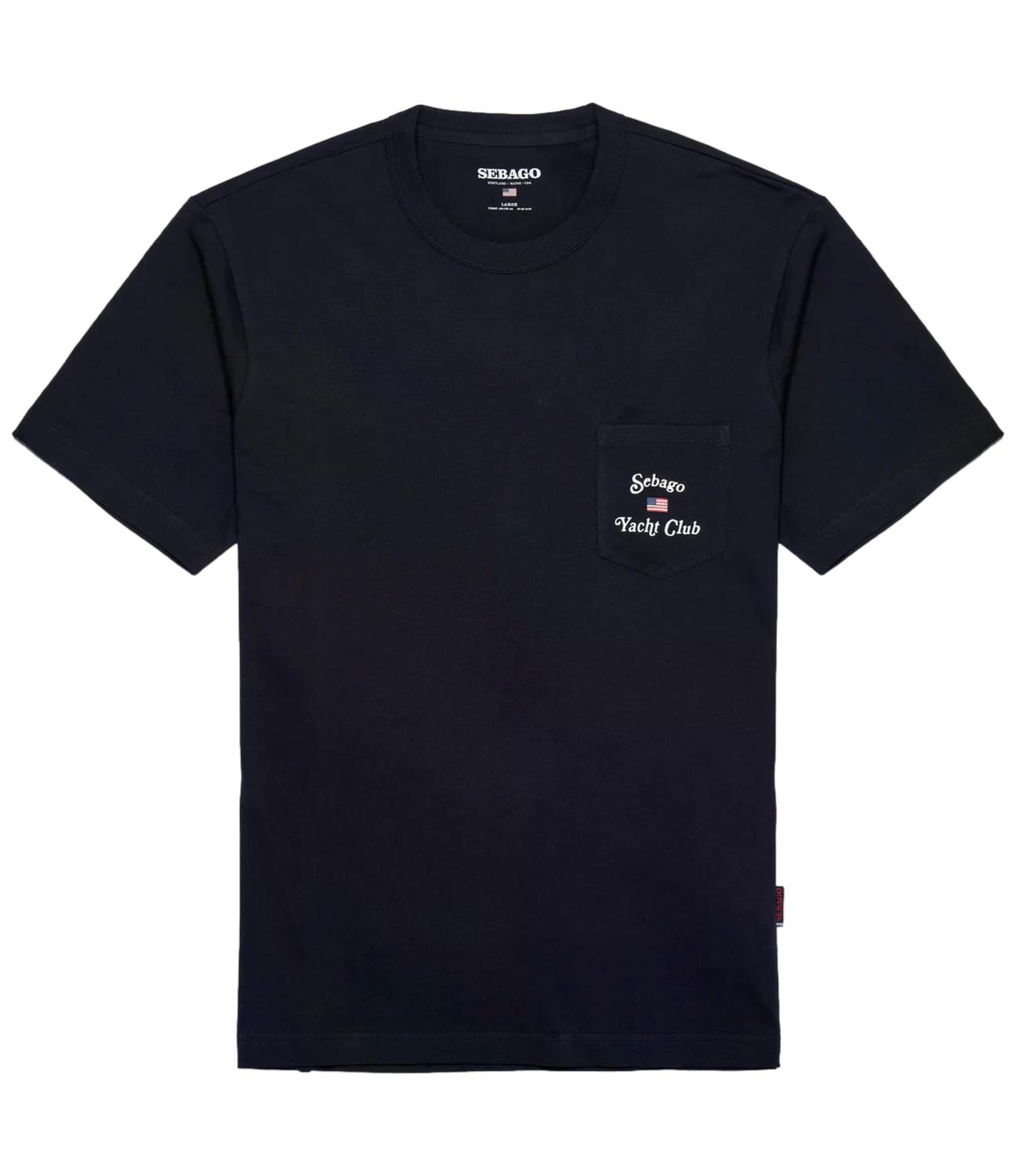 T-Shirt Sebago 78121CW Uomo - Blue Indigo