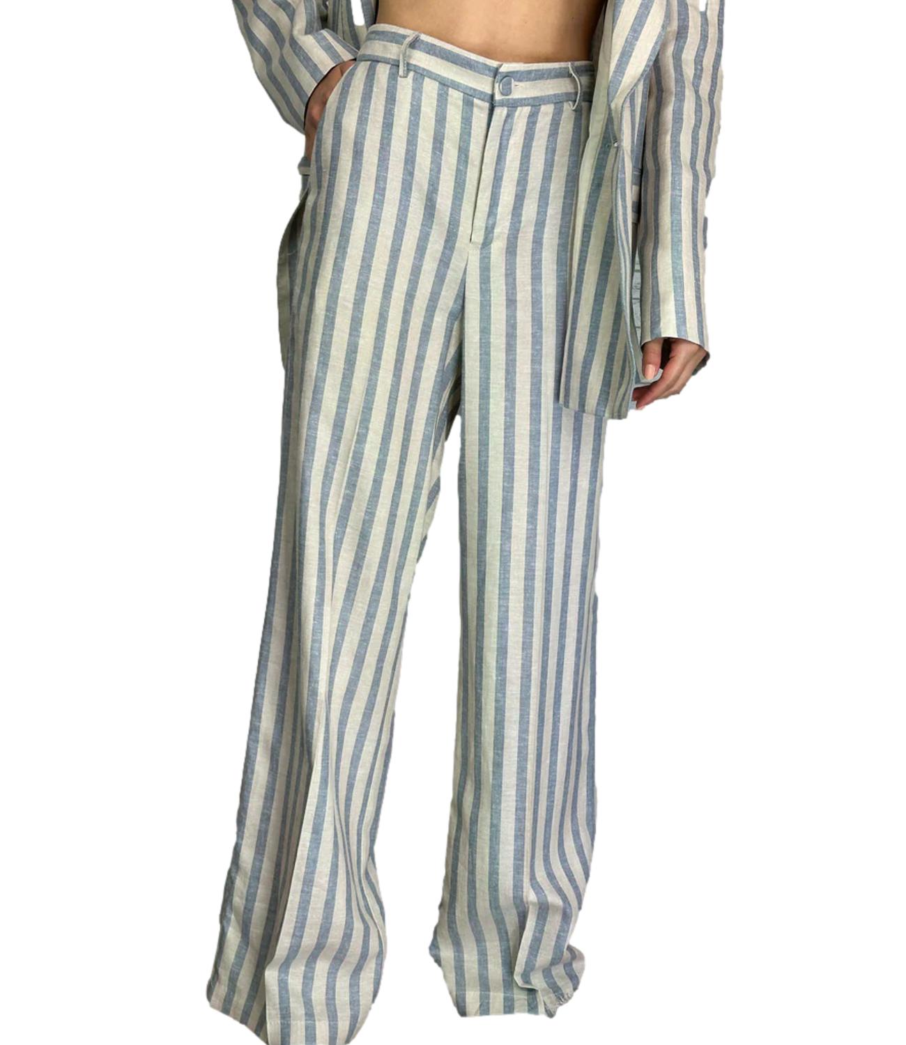 Pantalone Silence Limited PA2229PE26 Donna - Micro Blue