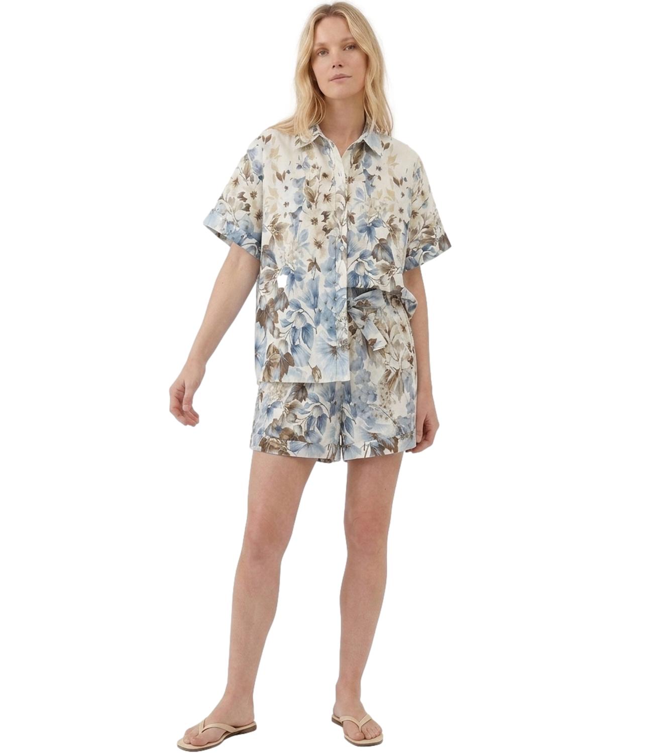 Camicia Studio it 26107 Donna - Celeste