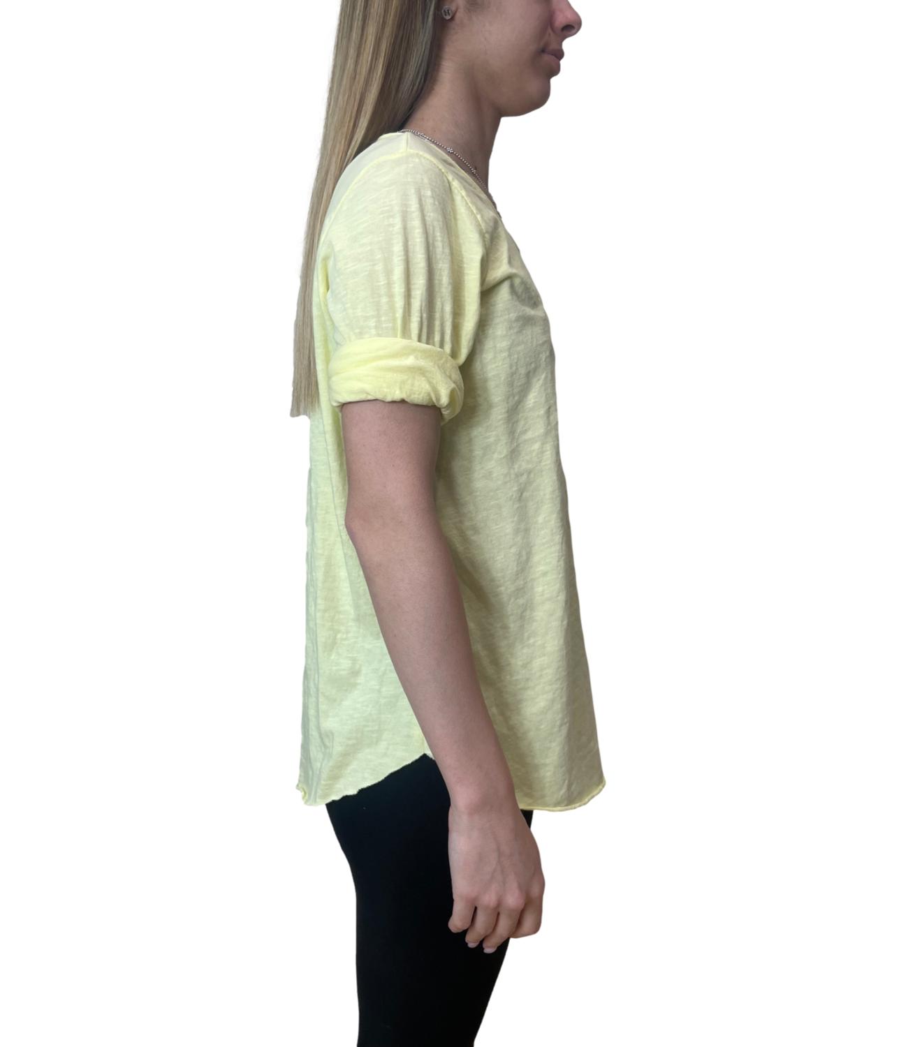 Studio It Maglia Girocollo Giallo Donna