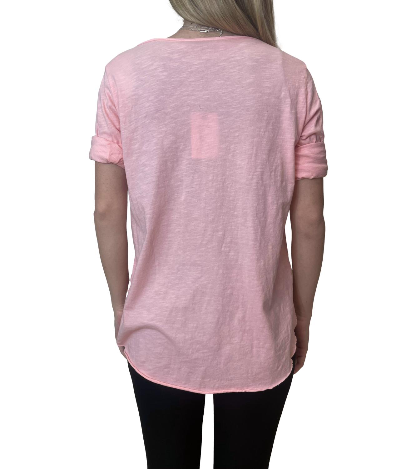 Studio It Maglia Girocollo Rosa Donna