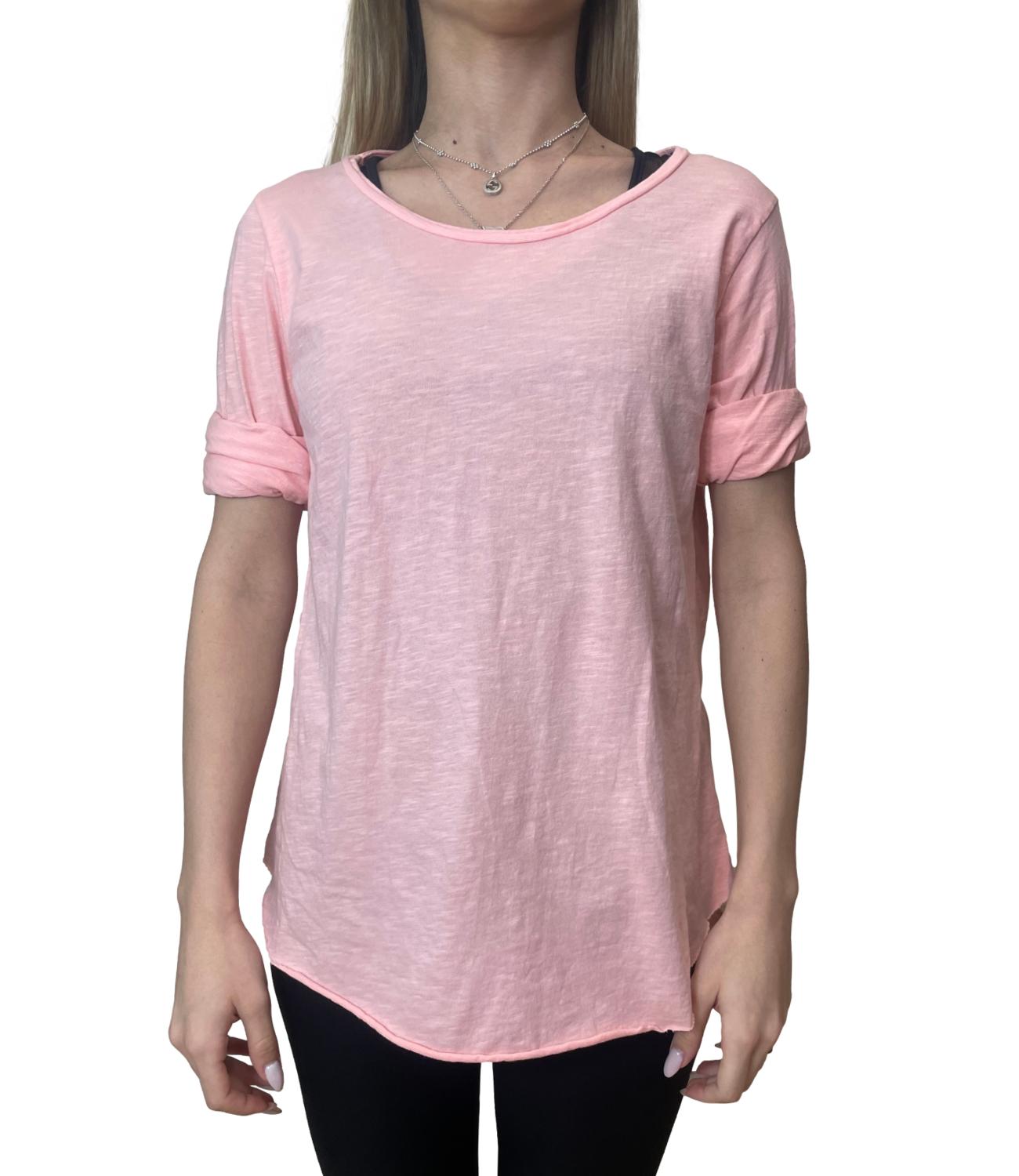 Studio It Maglia Girocollo Rosa Donna