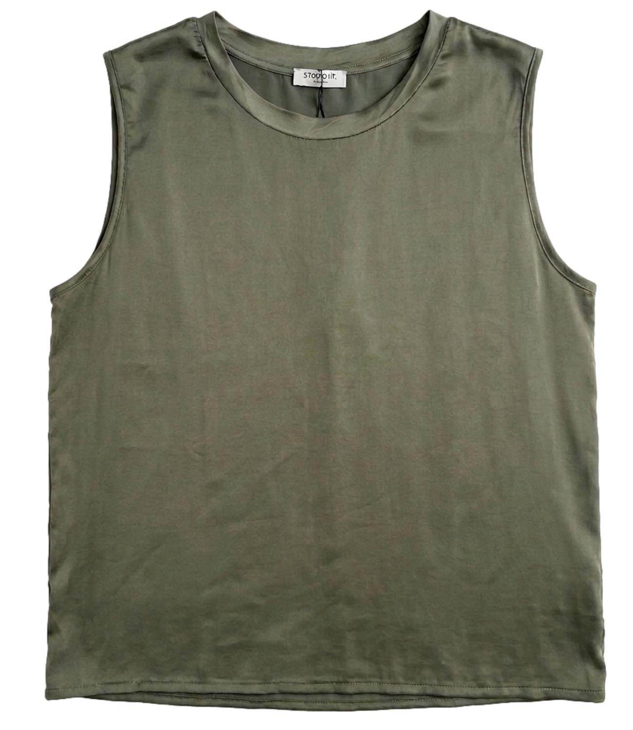 Canotta Studio it T10435CN Donna - Verde
