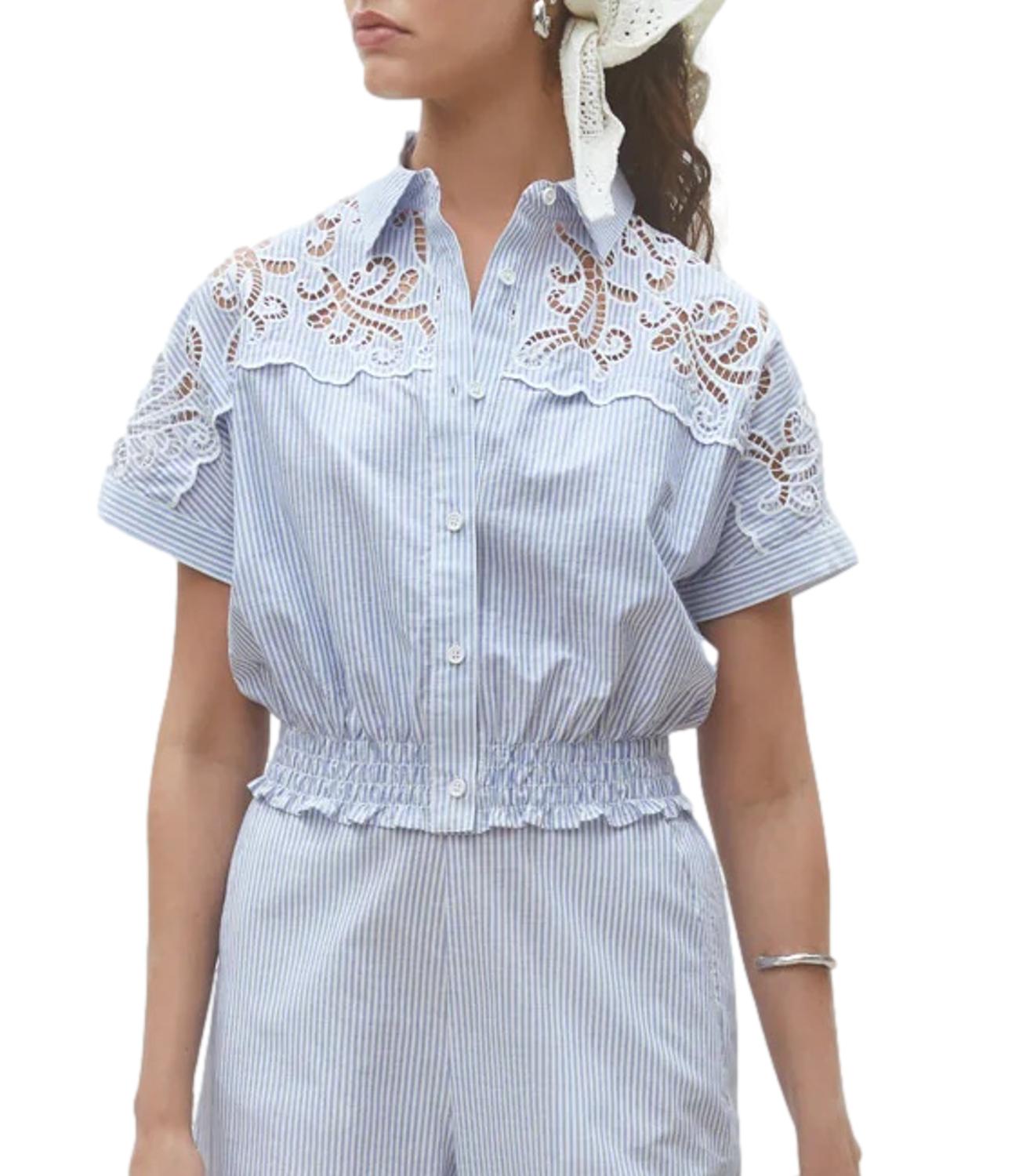 Suncoo Camicia LOLITA Bleu Donna