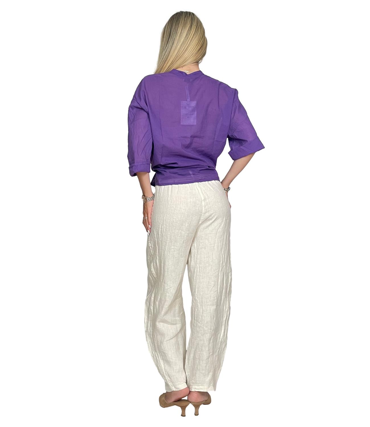 Pantalone Susy Mix 12402 Donna - Latte