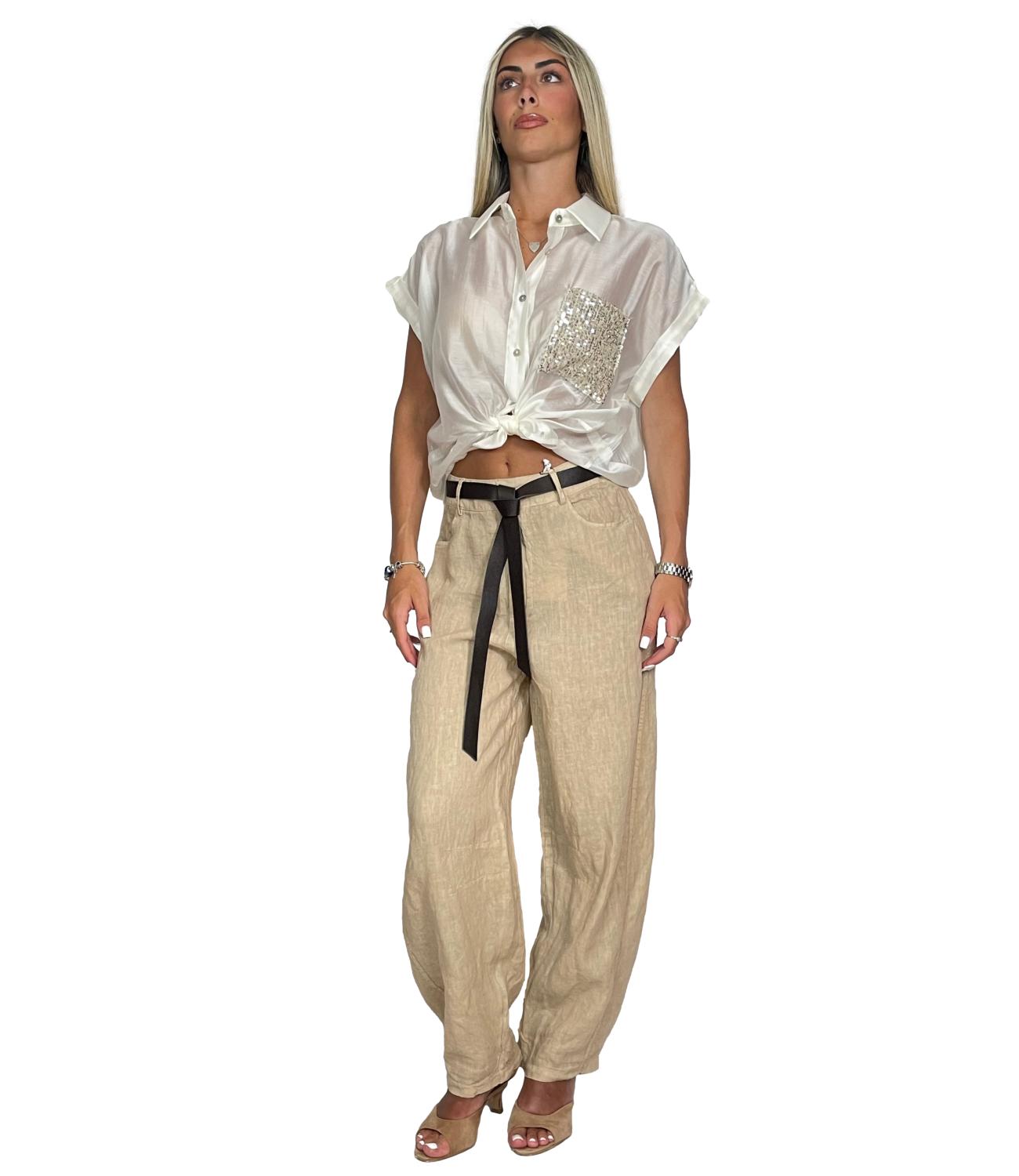Pantalone Susy Mix 12402 Donna - Safari