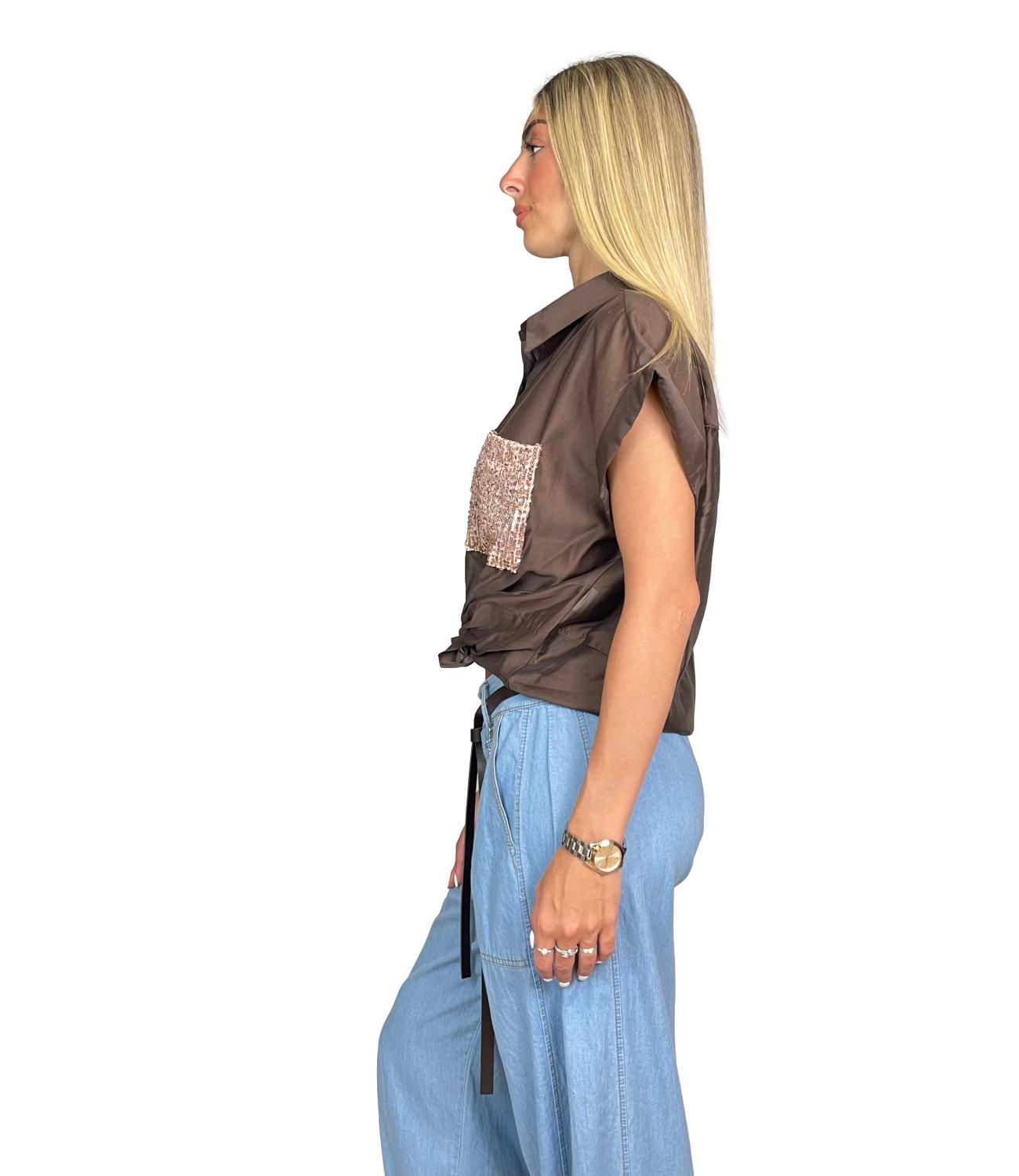Camicia Susy Mix 26321 Donna - Moro