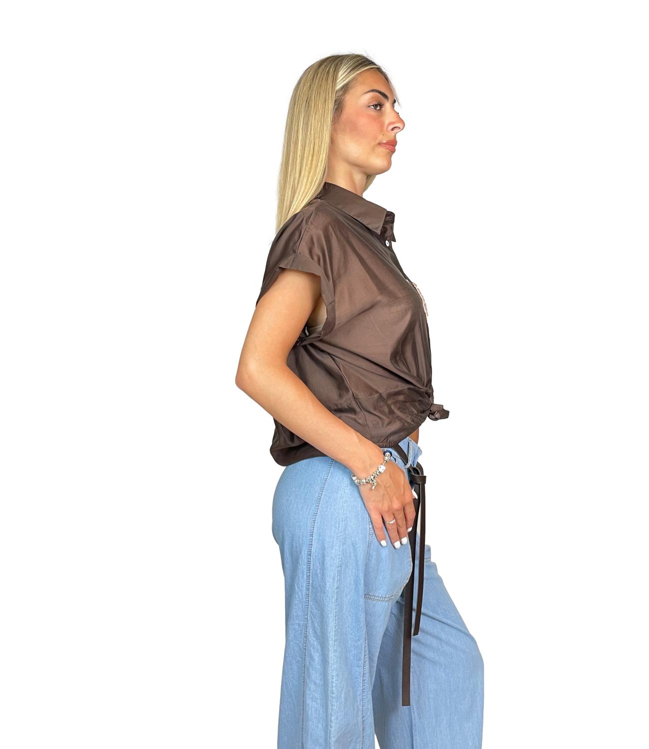 Camicia Susy Mix 26321 Donna - Moro
