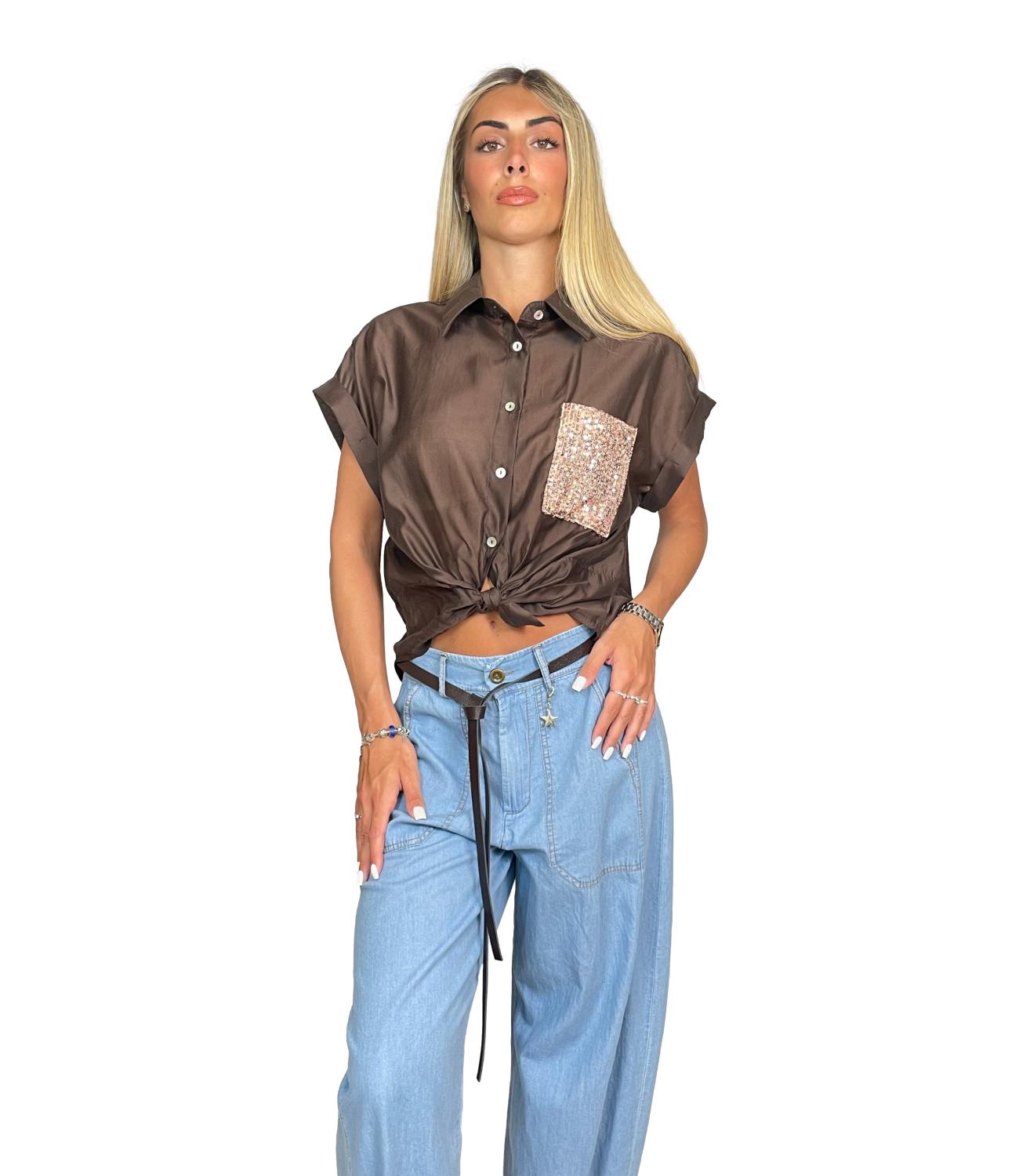 Camicia Susy Mix 26321 Donna - Moro
