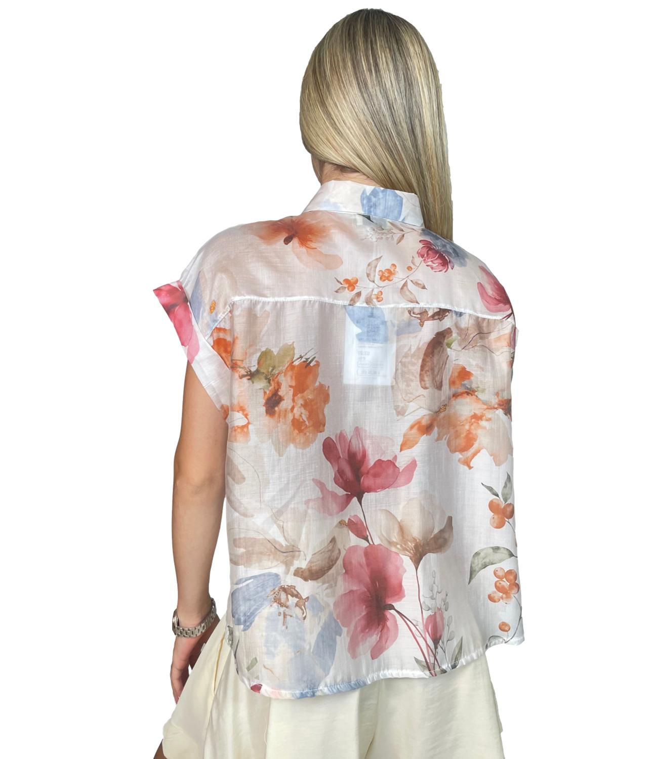 Camicia Susy Mix 263276N Donna - Latte