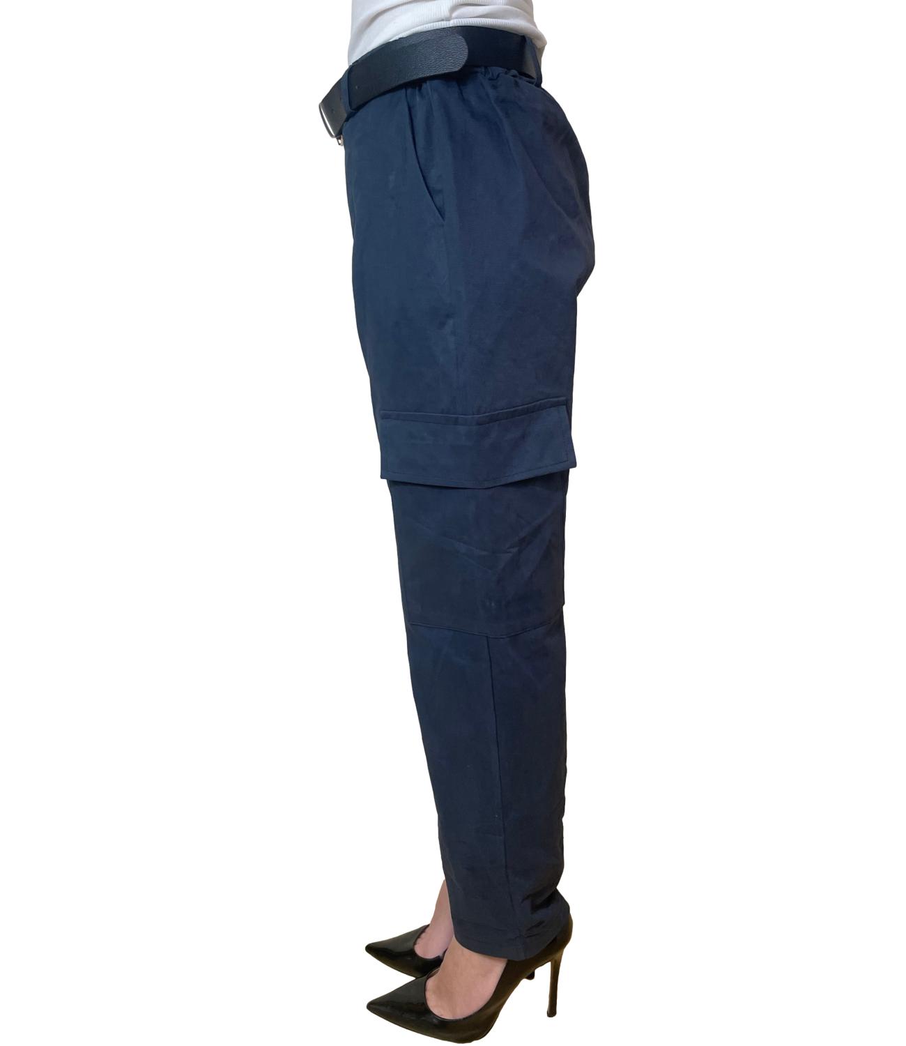 Susy Mix Pantalone C/Tasconi Blu Donna