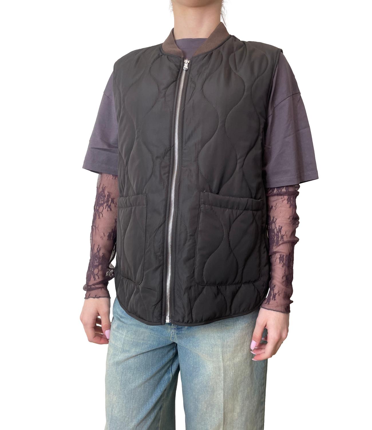 Susy Mix Gilet Moro Donna