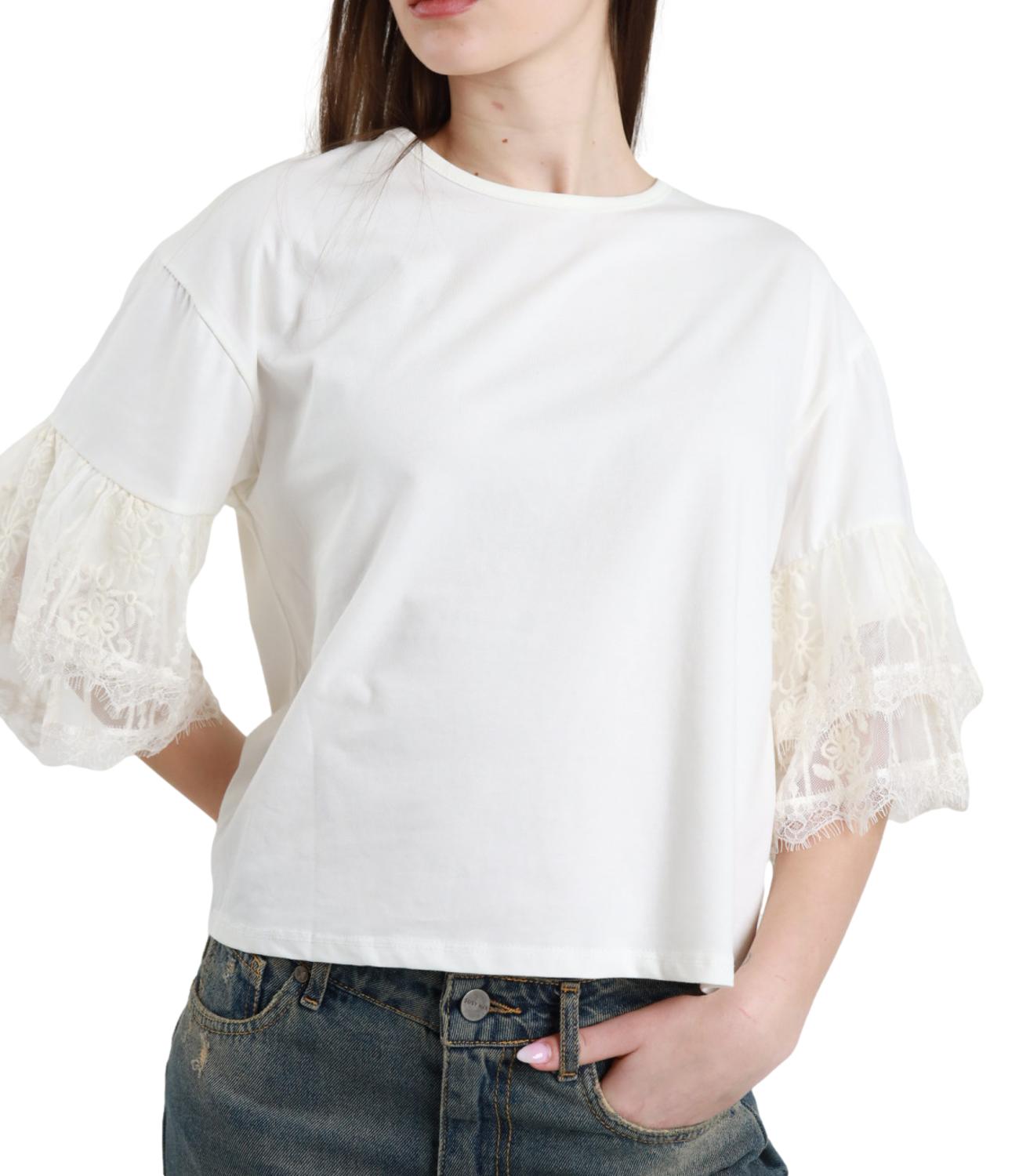 T-Shirt Susy Mix 562751 Donna - Panna
