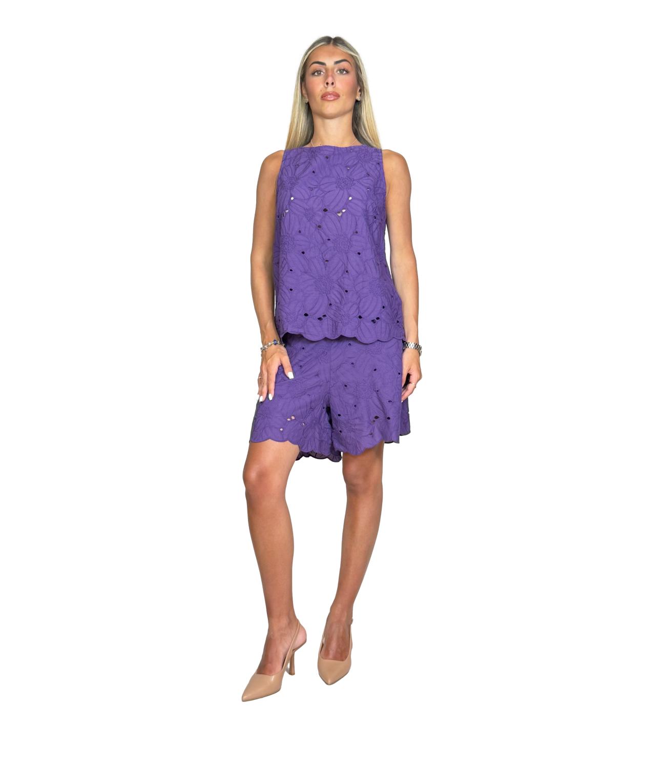 Canotta Susy Mix 56464 Donna - Viola