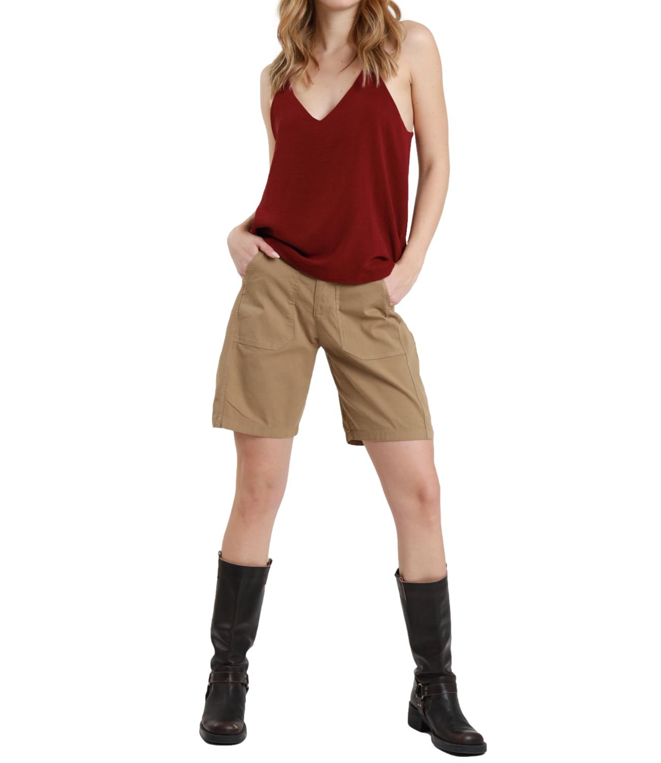 Short Susy Mix 60663PN Donna - Cammello