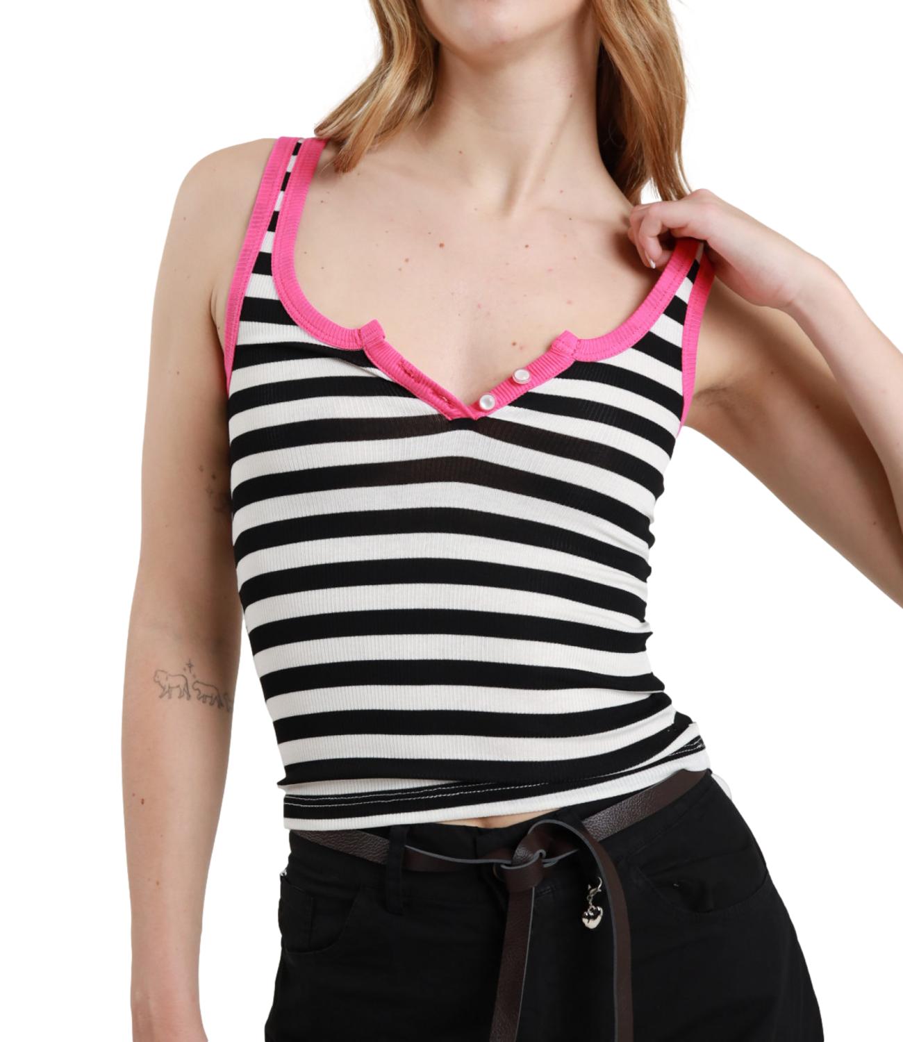 Canotta Susy Mix SH004317 Donna - Nero