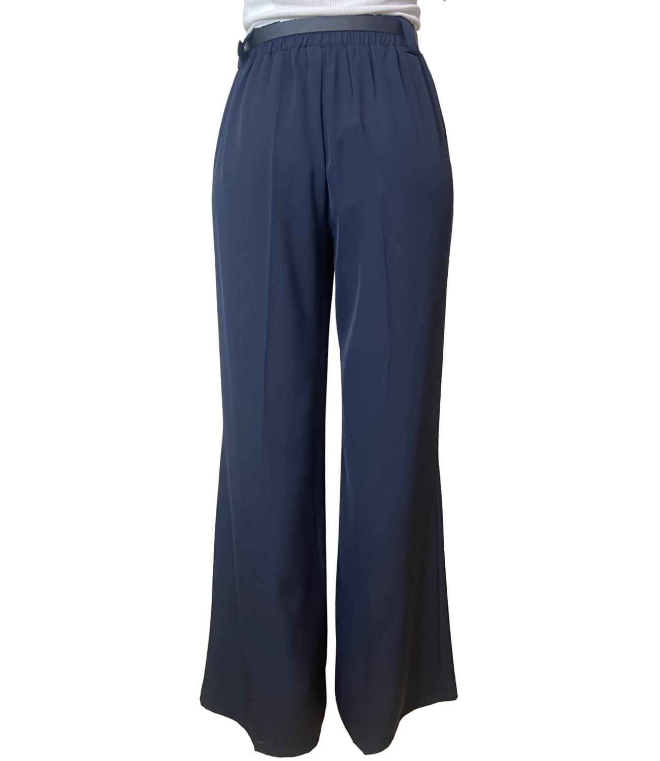 Susy Mix Pantalone Fluido Blu Donna