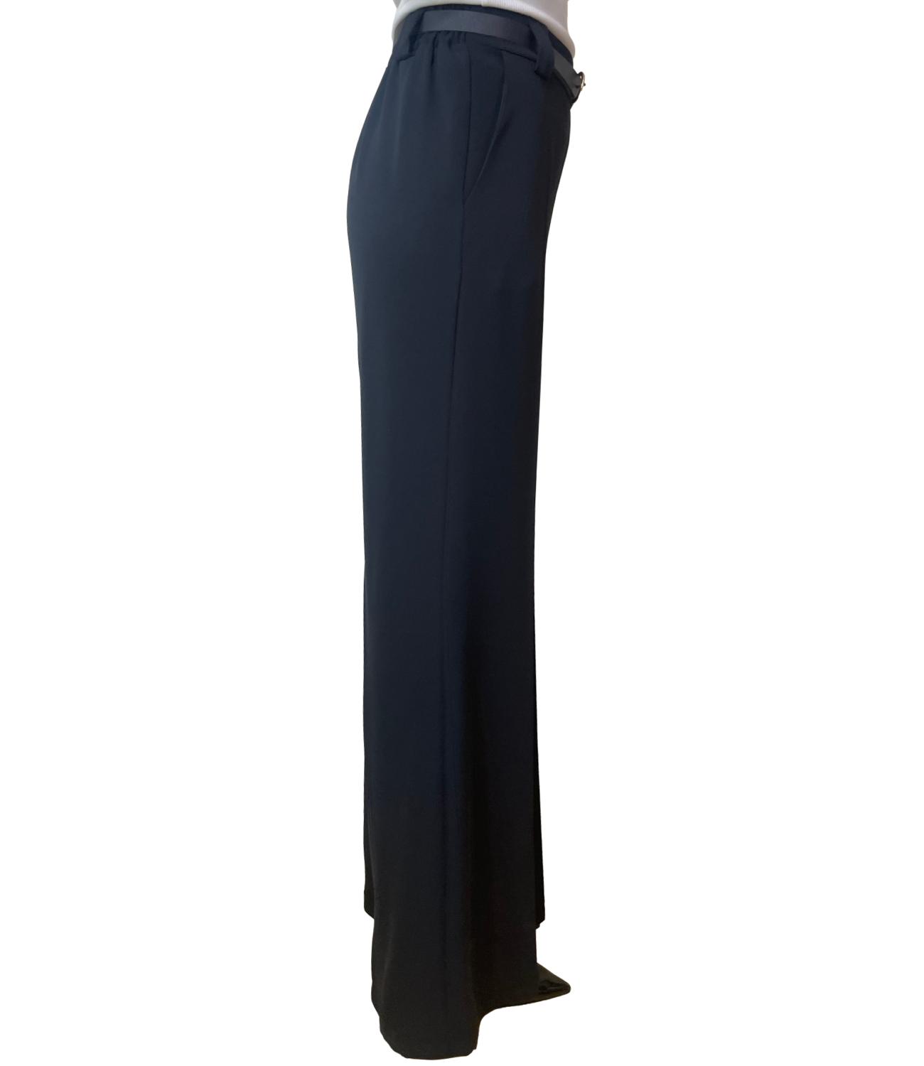 Susy Mix Pantalone Fluido Nero Donna
