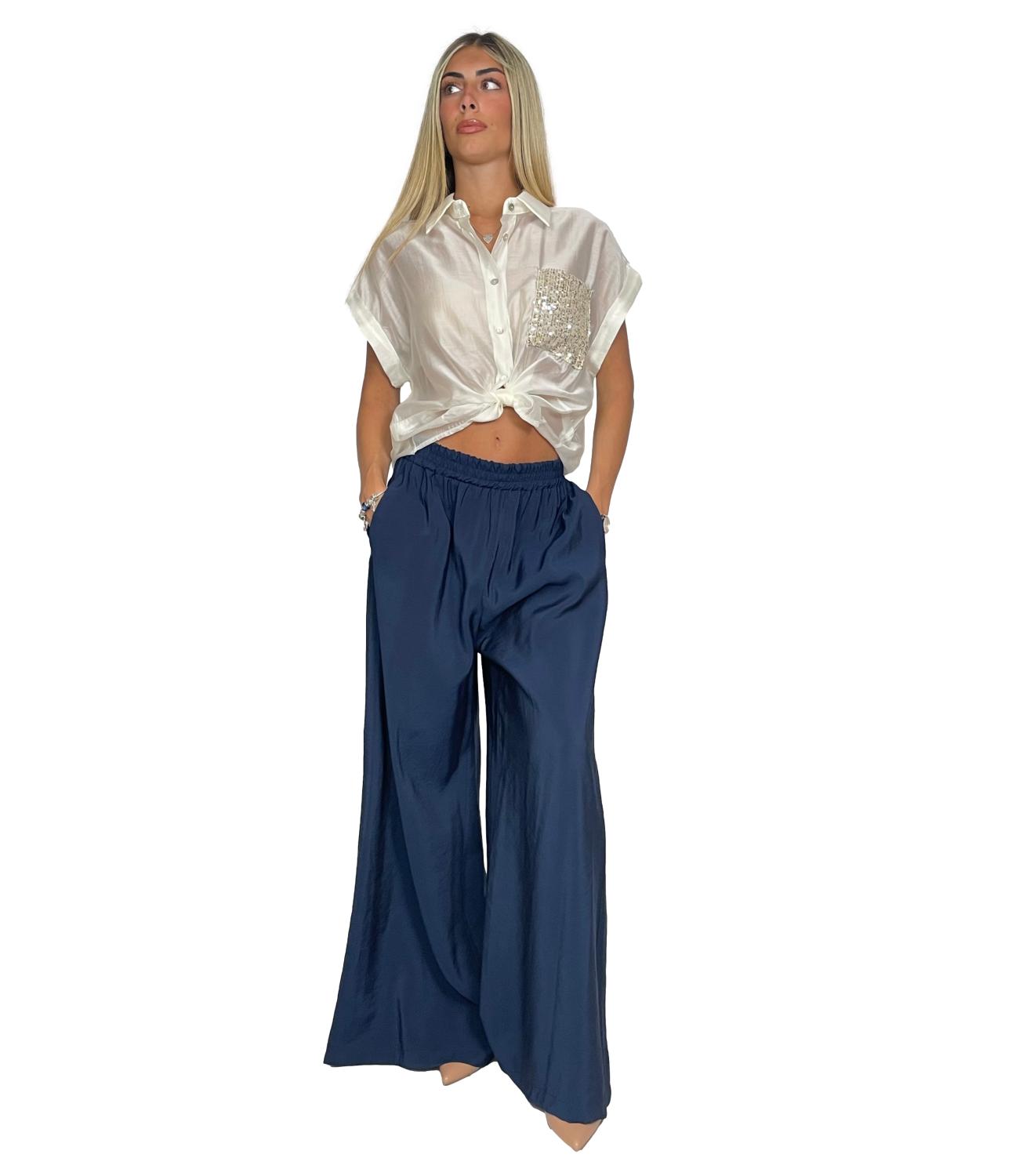 Pantalone Susy Mix T2445C9 Donna - Blu