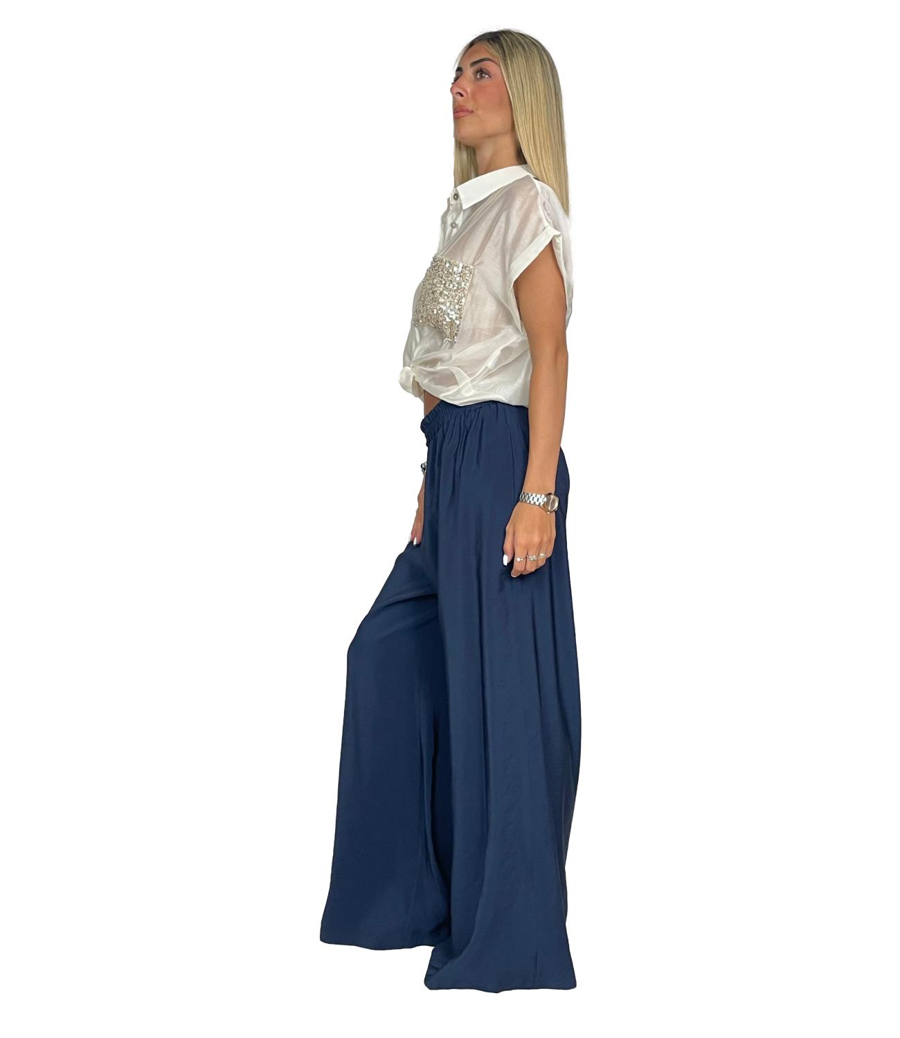 Pantalone Susy Mix T2445C9 Donna - Blu