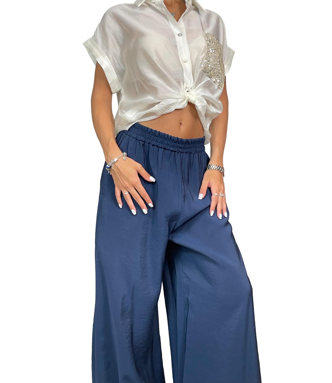 Pantalone Susy Mix T2445C9 Donna - Blu