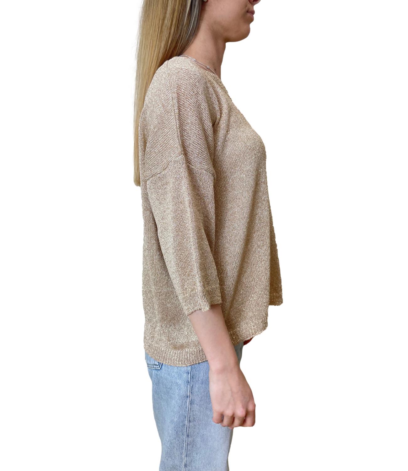 Susy Mix Maglia Oro Donna