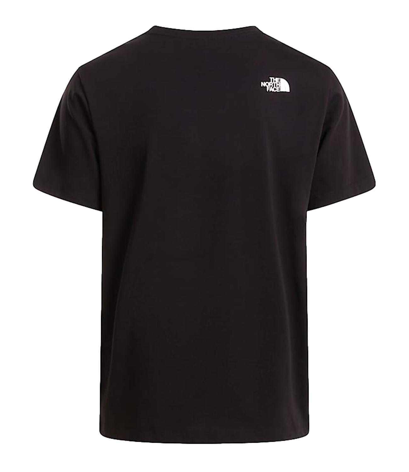 T-Shirt The North Face NF0A8B6J Uomo - Tnfblack/tnfwht