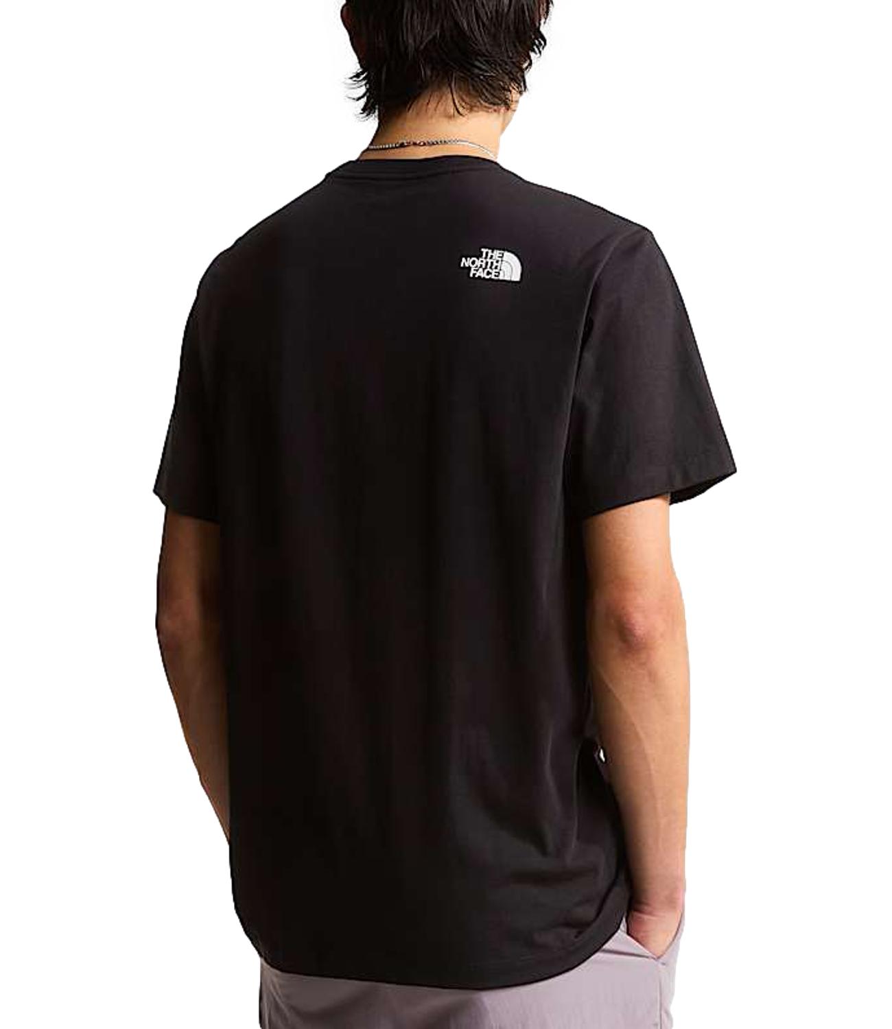 T-Shirt The North Face NF0A8B6J Uomo - Tnfblack/tnfwht