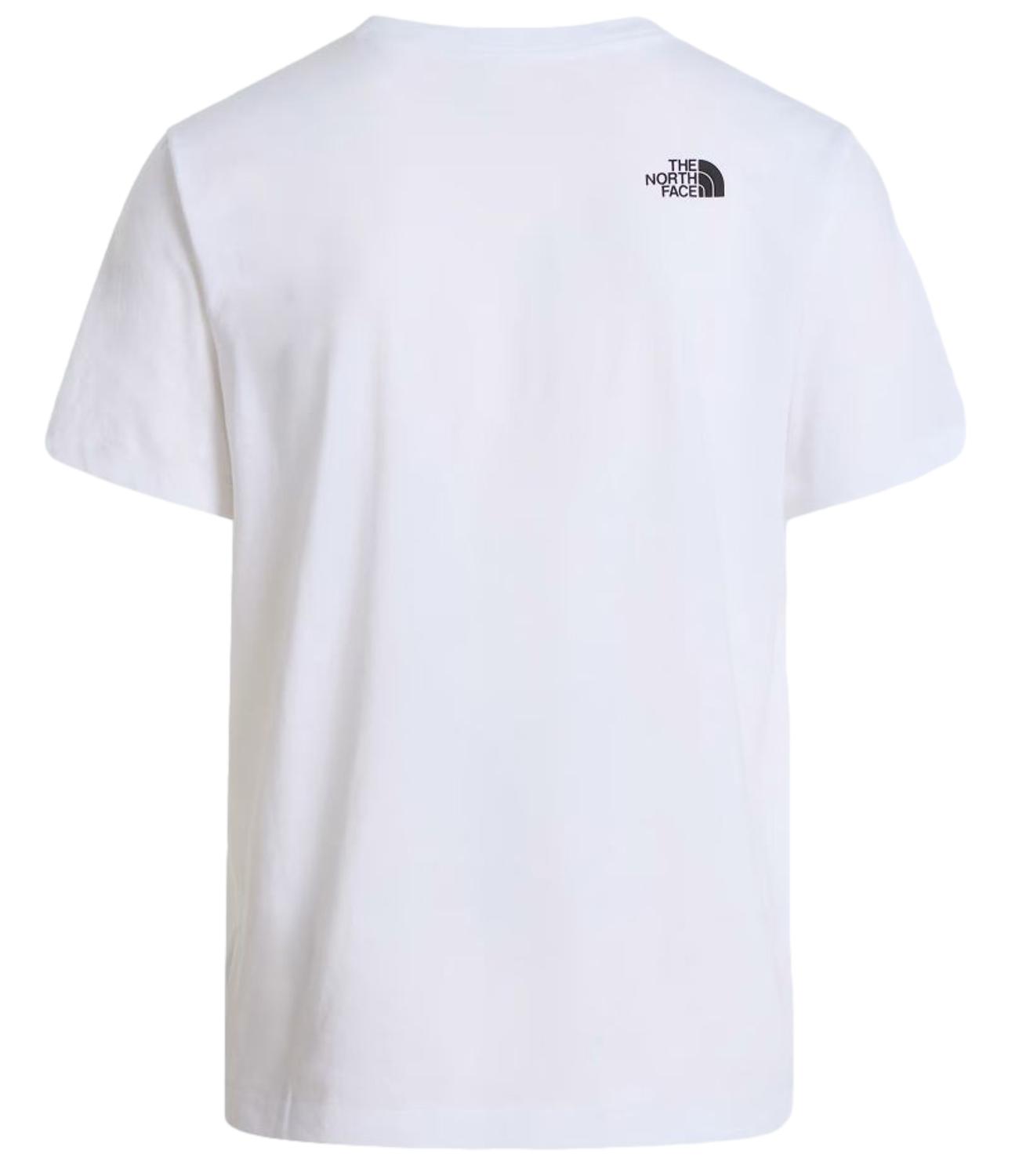 T-Shirt The North Face NF0A8B6J Uomo - Tnf Wht/tnf Blk