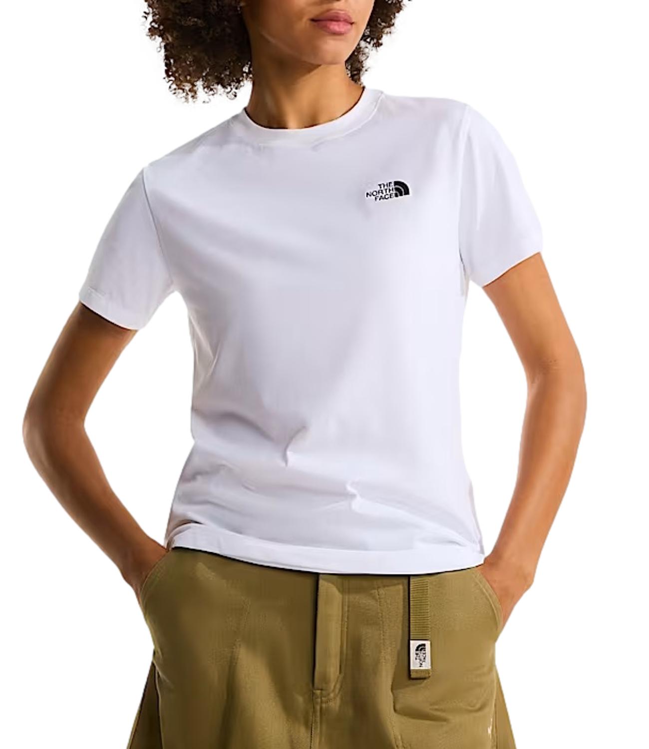 T-Shirt The North Face NF0A8FX7FN4 Donna - Tnf White