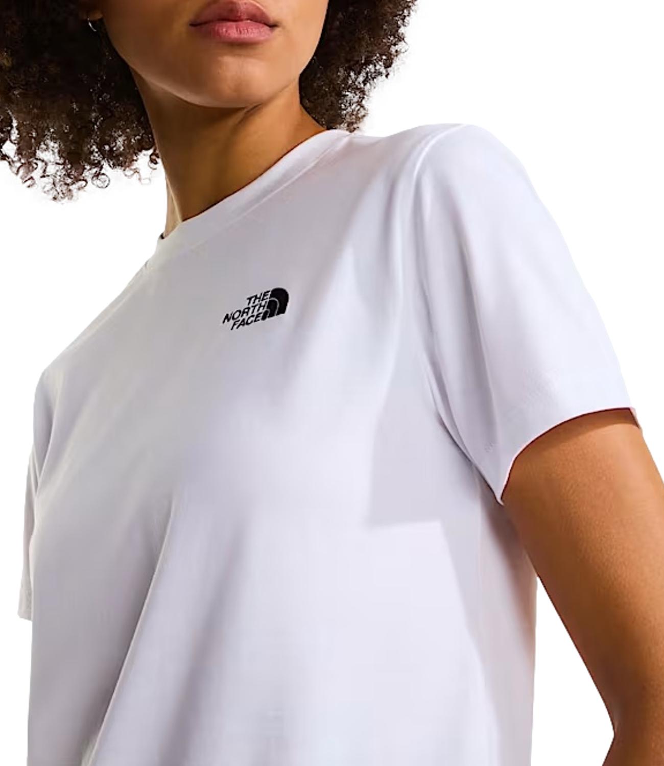 T-Shirt The North Face NF0A8FX7FN4 Donna - Tnf White
