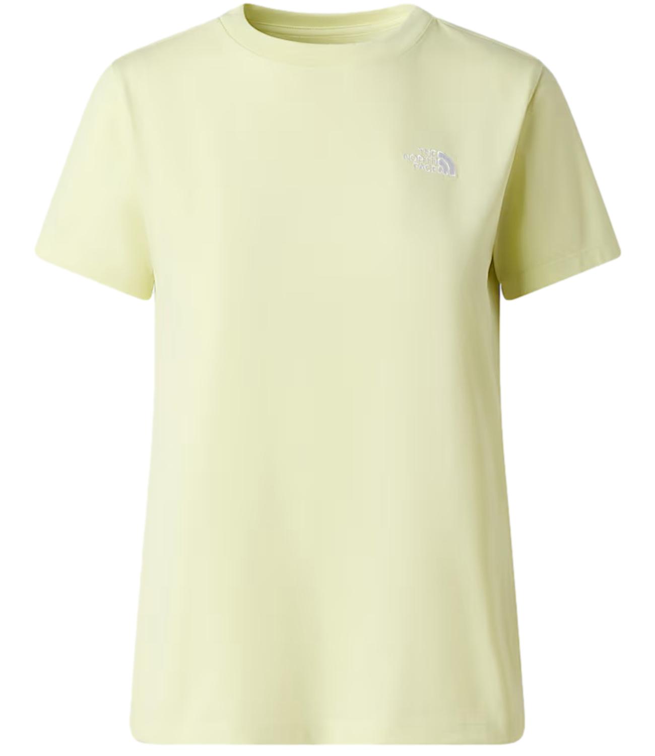 T-Shirt The North Face NF0A8FX7G60 Donna - Lemon Mist