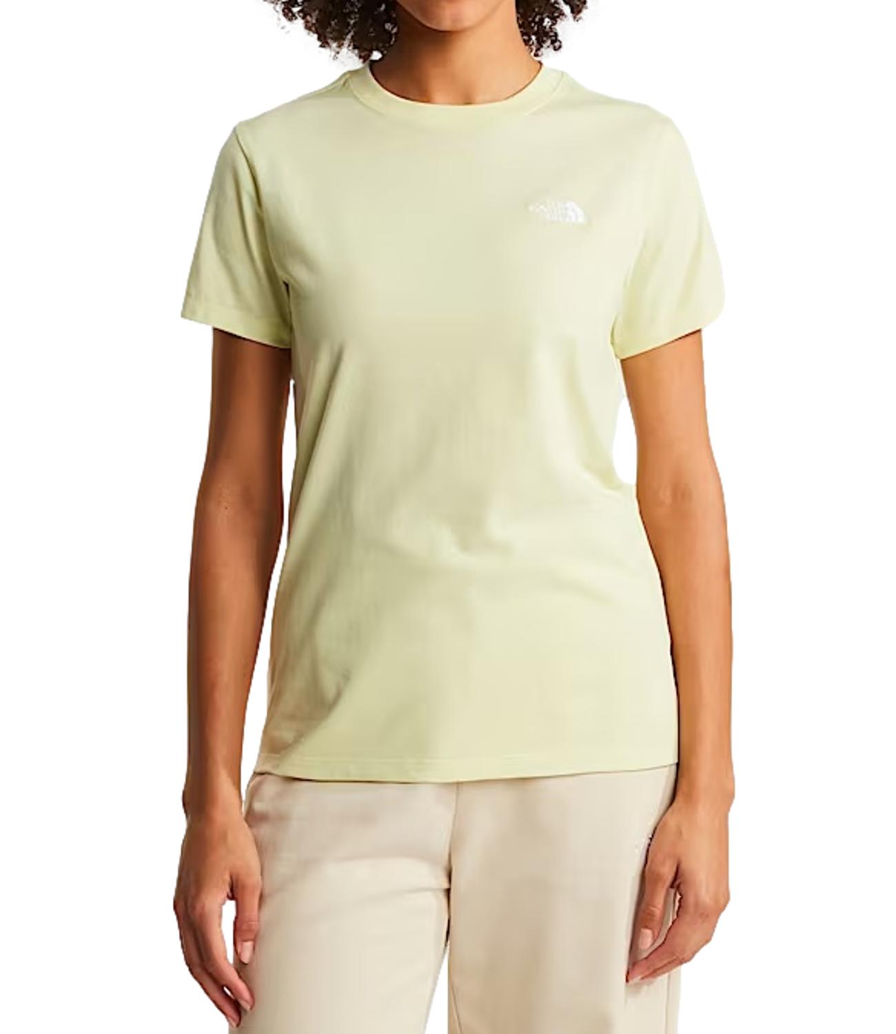 T-Shirt The North Face NF0A8FX7G60 Donna - Lemon Mist