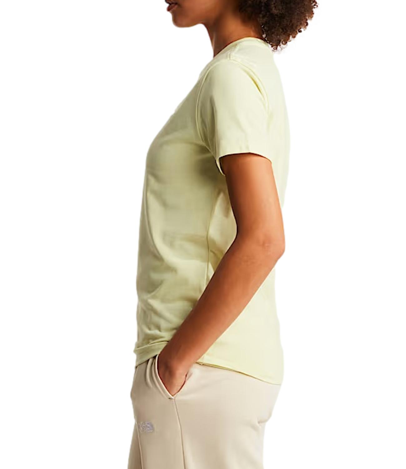 T-Shirt The North Face NF0A8FX7G60 Donna - Lemon Mist
