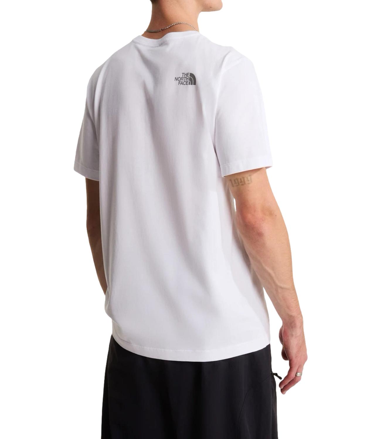 T-Shirt The North Face NF0A8GUX Uomo - Tnf White