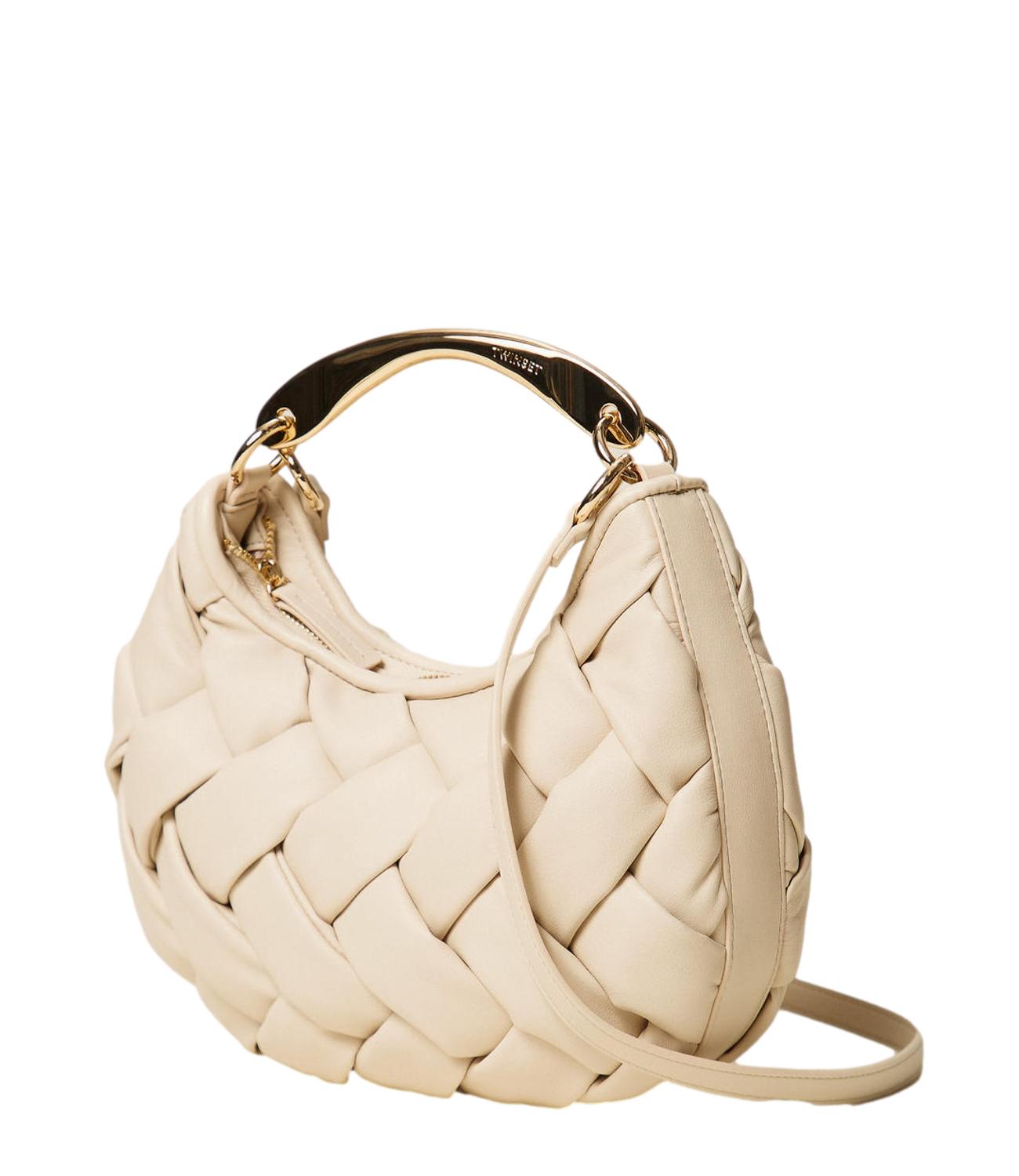 TWIN SET borsa Beige "Parchment" donna