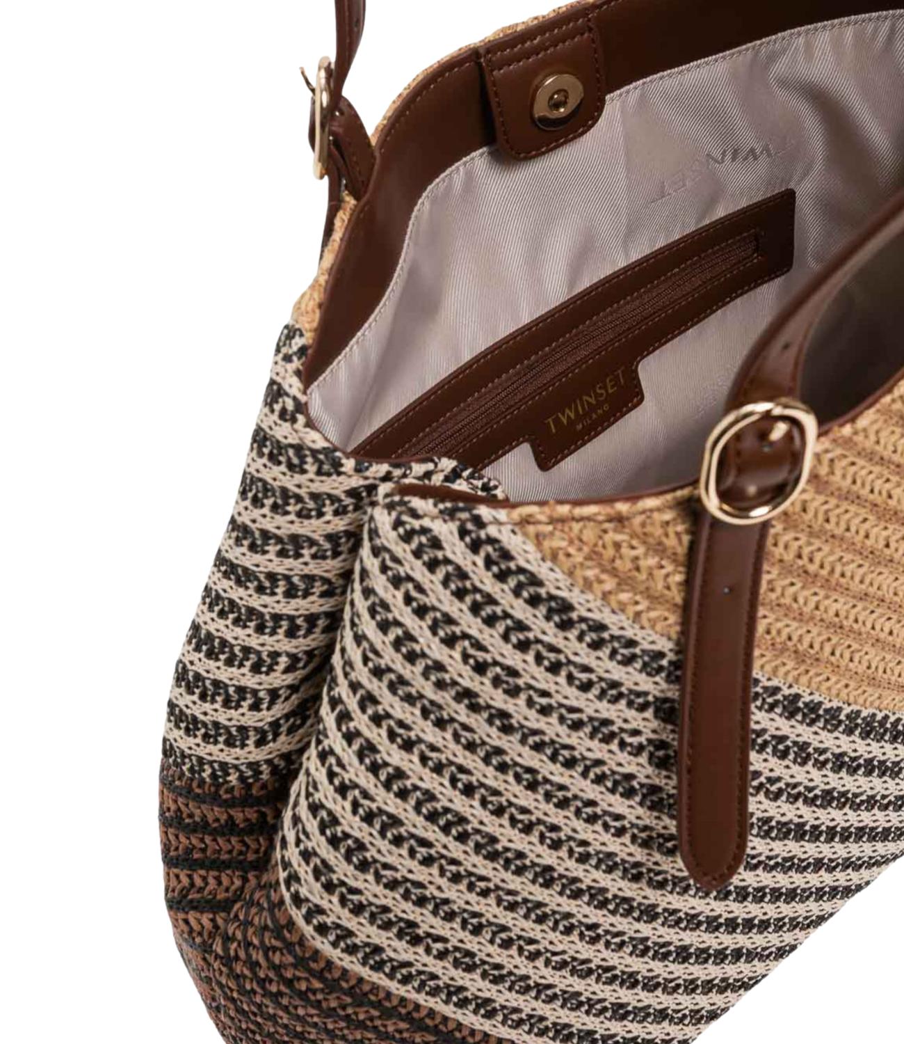 Tote Twin Set 261TD8500 Donna - Multicolor Straw